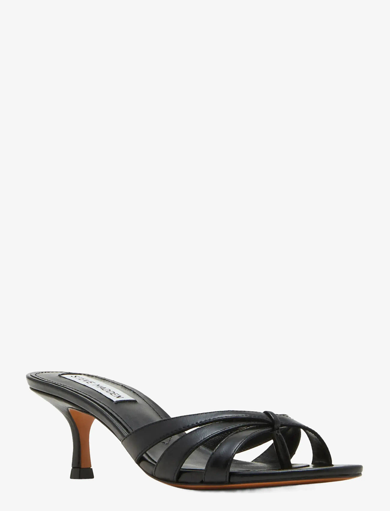 Steve Madden - Cary - heeled mules - black leather - 1
