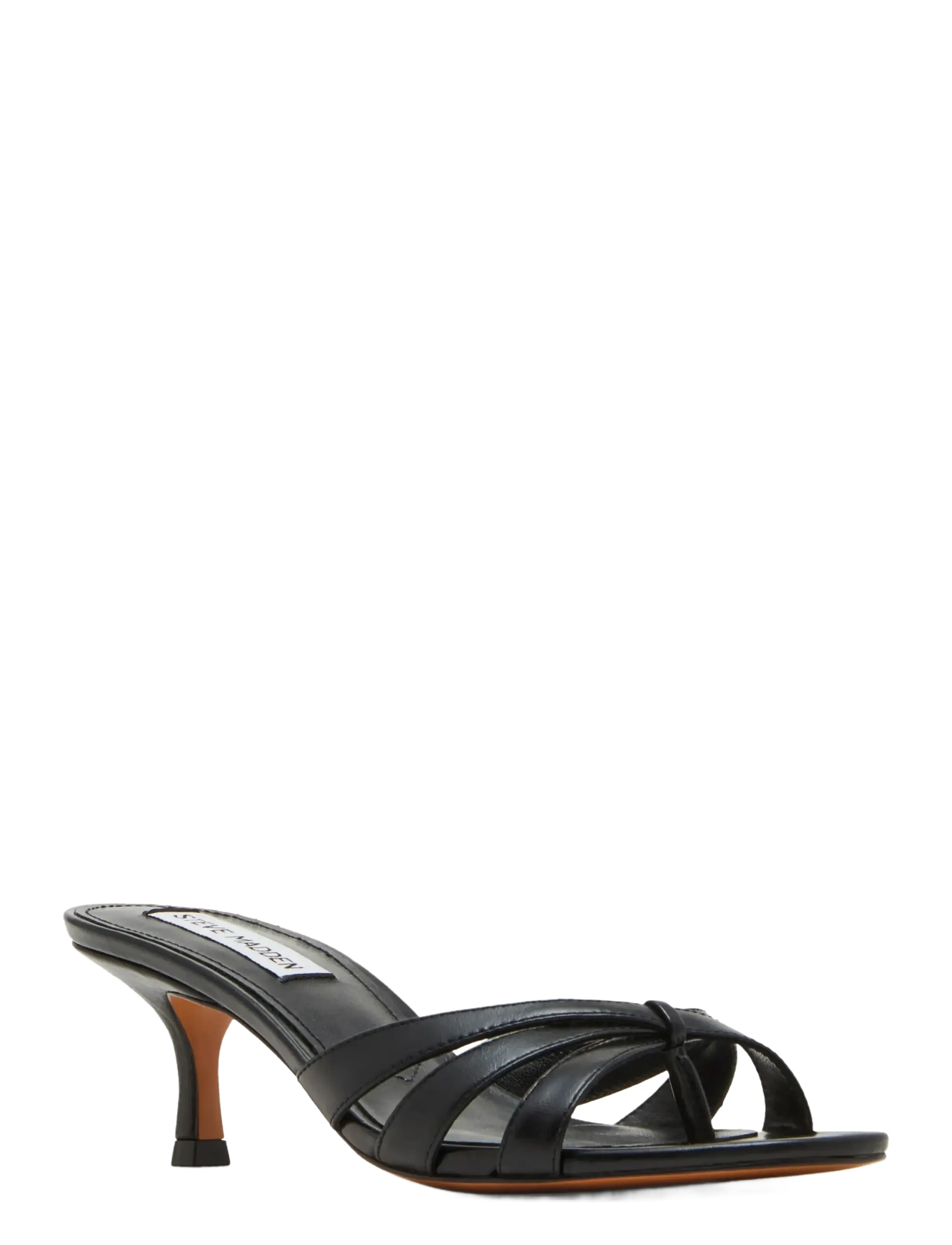 Steve Madden Cary - Högklackade skor - BLACK LEATHER / black