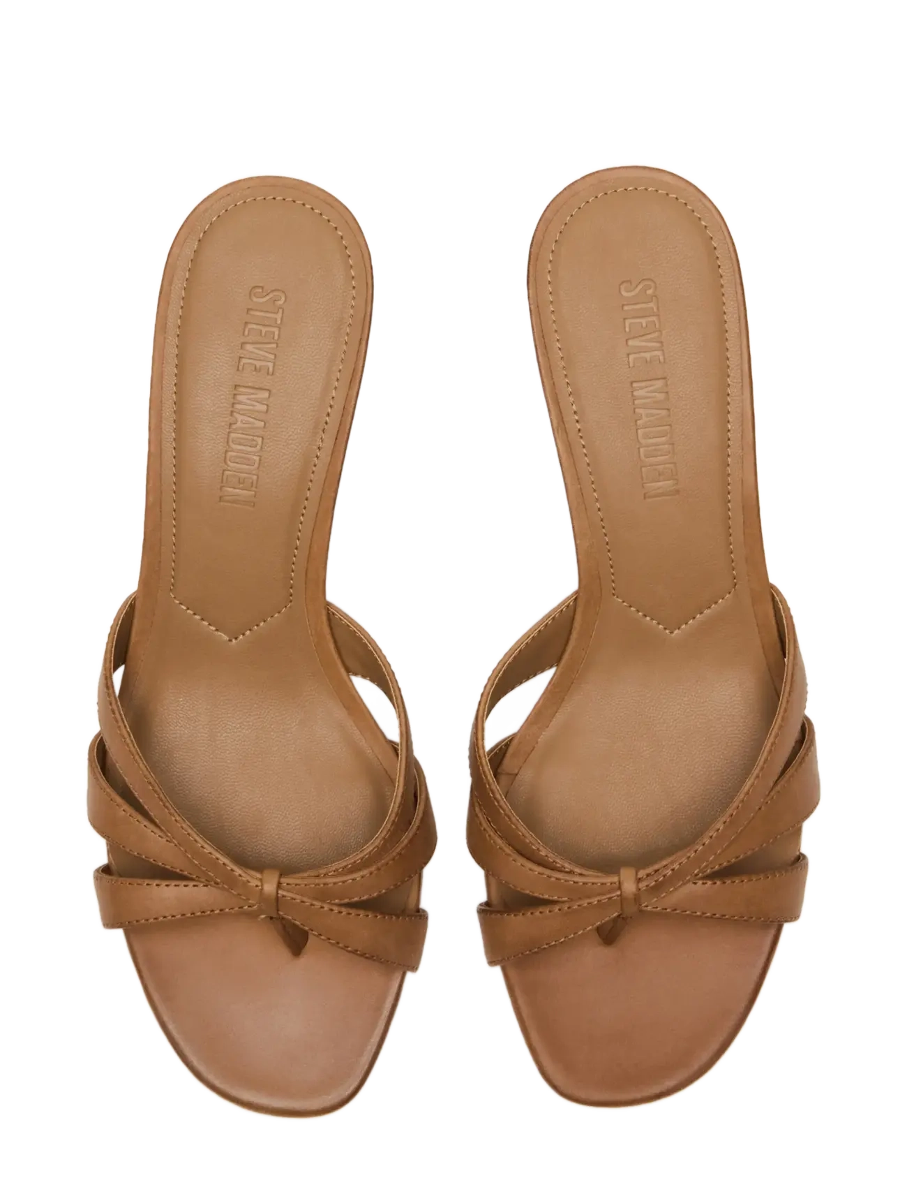 Steve Madden - Cary - pantoletten mit absätzen - camel leather - 3