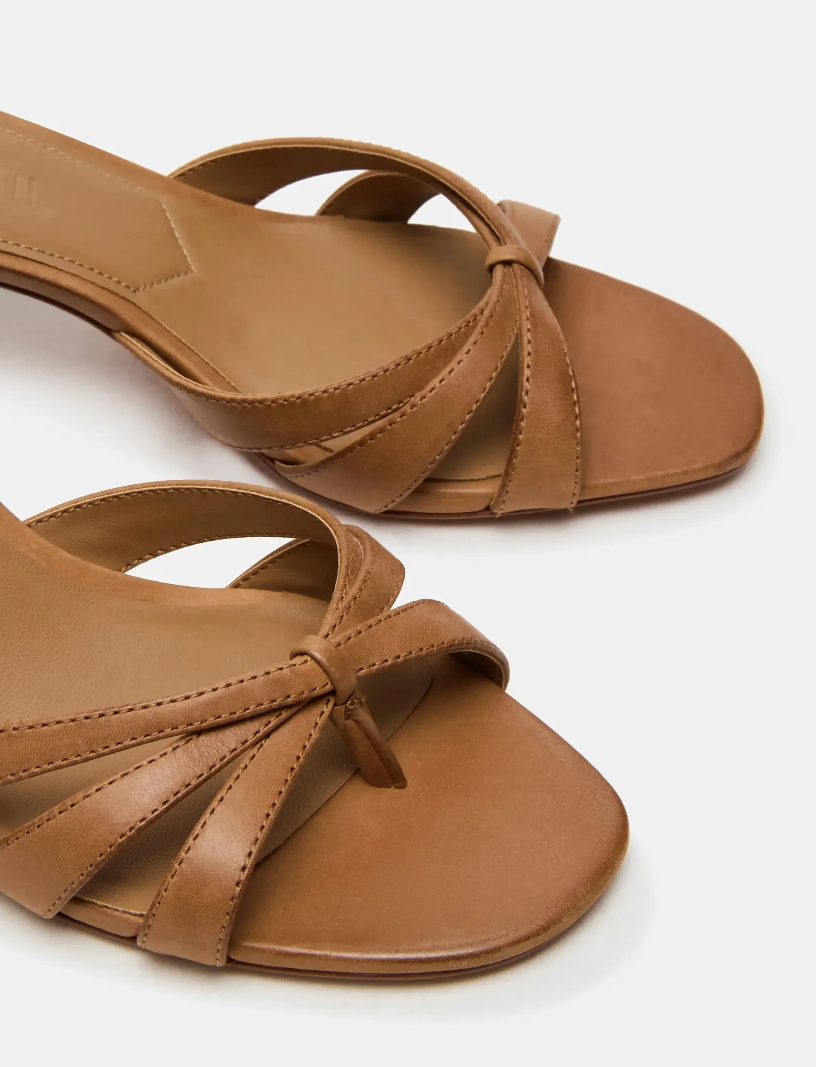 Steve Madden - Cary - pantoletten mit absätzen - camel leather - 4