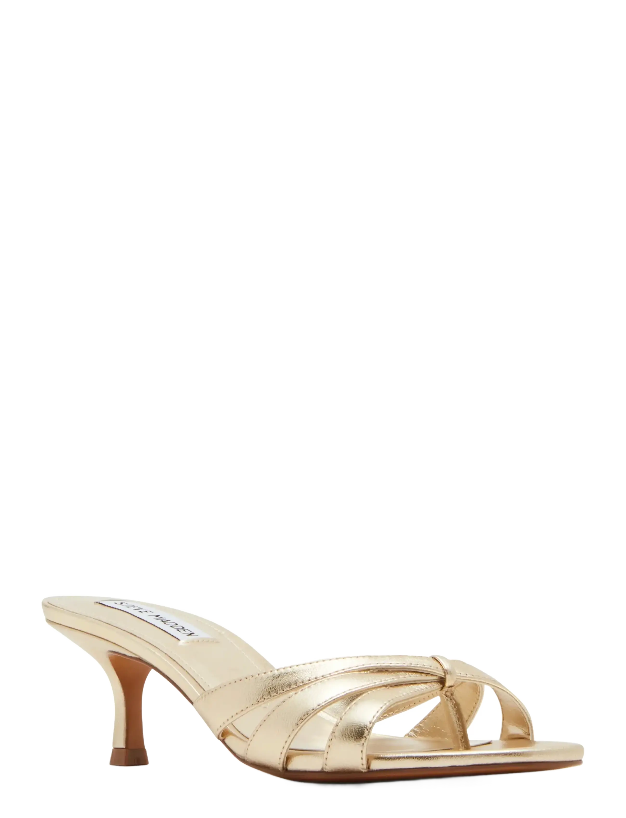 Steve Madden - Cary - pantoletten mit absatz - gold leather - 1