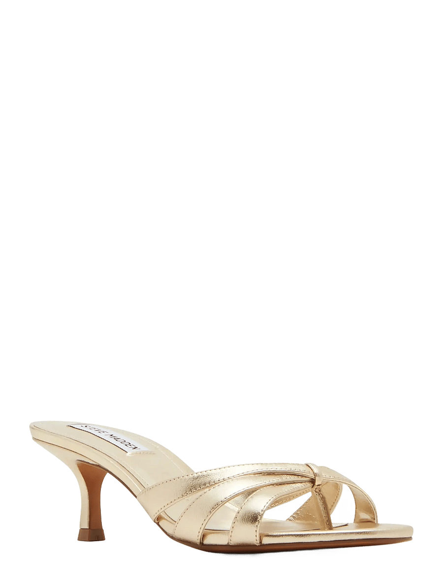 Steve Madden - Cary - pantoletten mit absatz - gold leather - 1