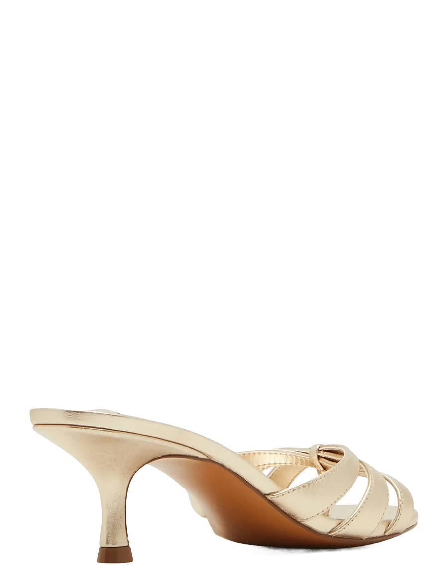 Steve Madden - Cary - pantoletten mit absatz - gold leather - 2