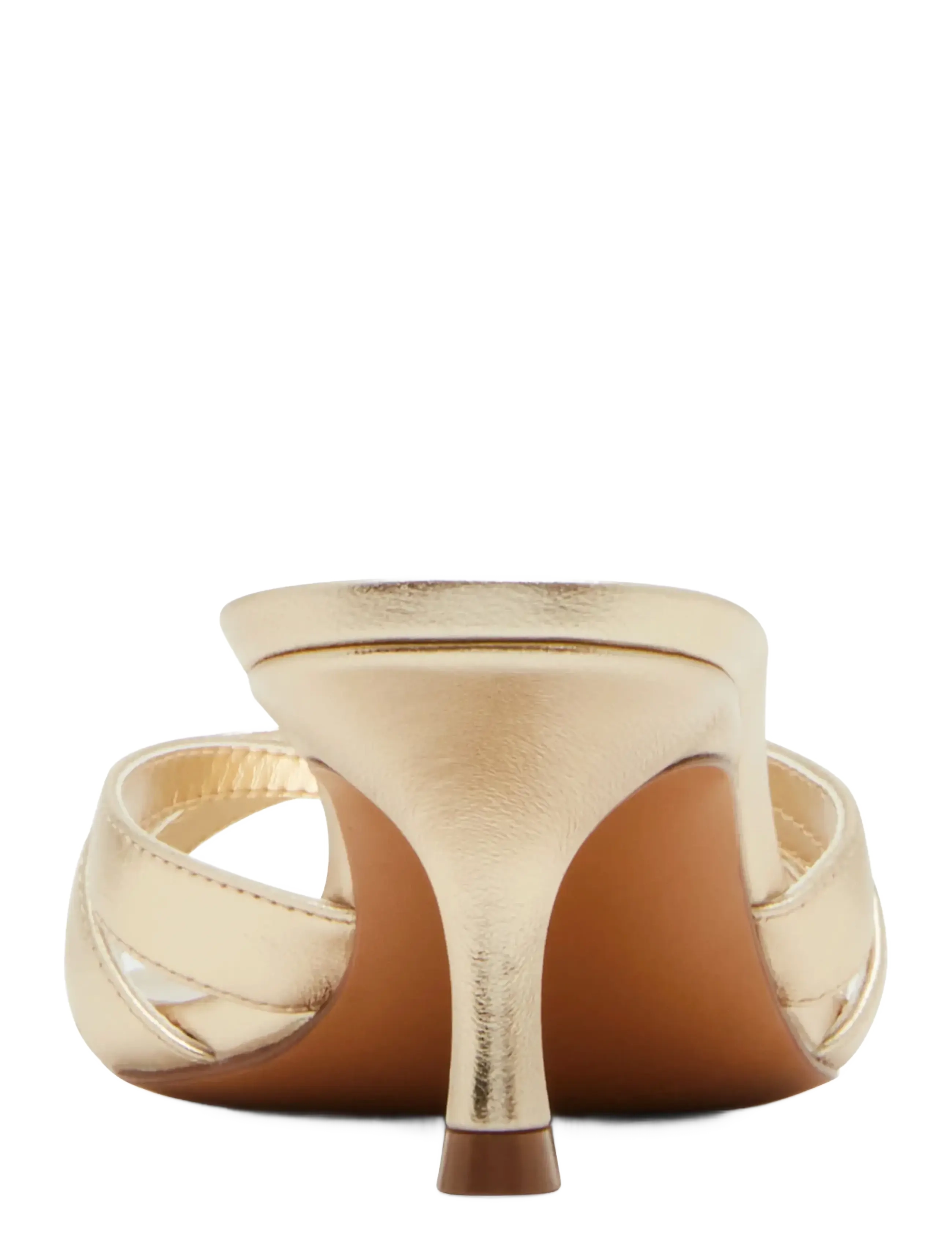 Steve Madden - Cary - pantoletten mit absatz - gold leather - 3
