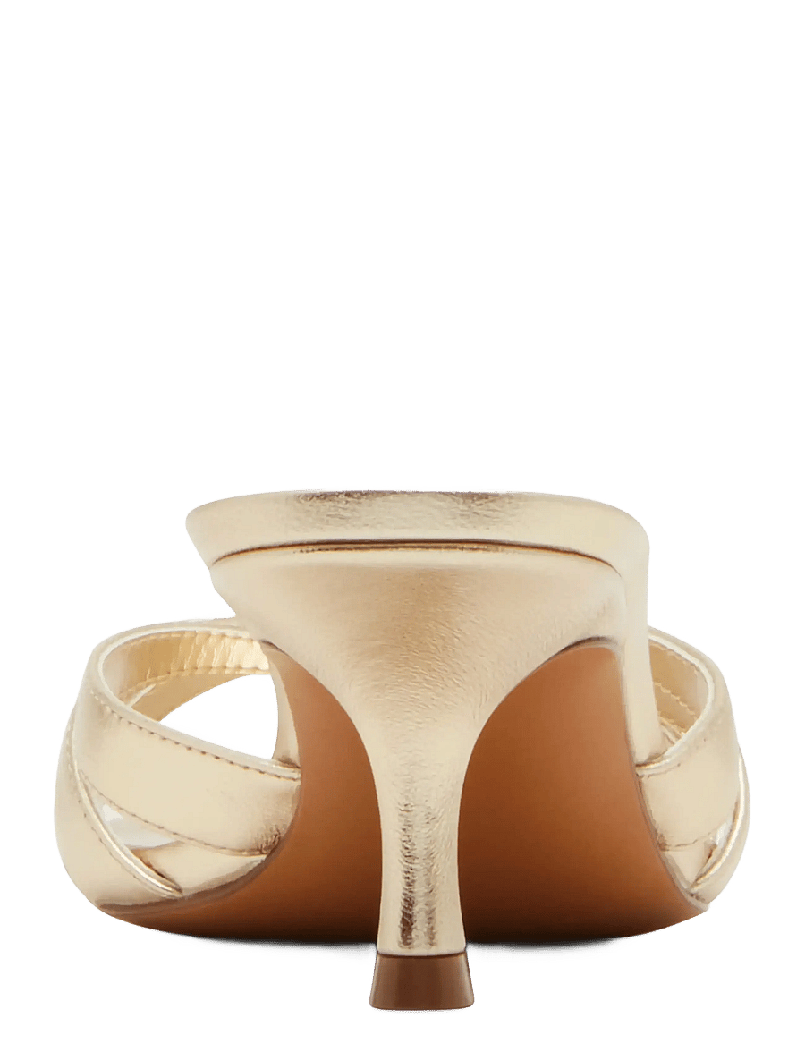 Steve Madden - Cary - pantoletten mit absatz - gold leather - 3