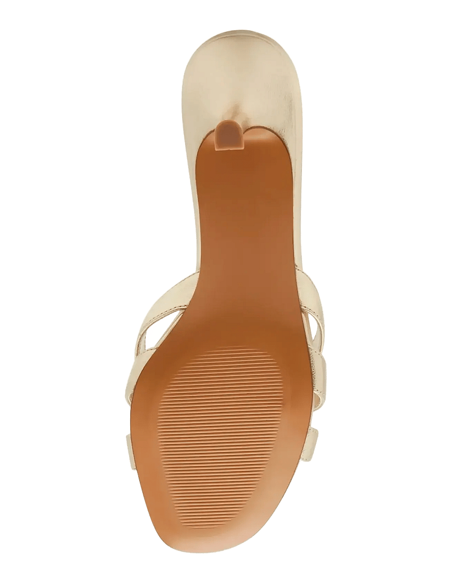 Steve Madden - Cary - pantoletten mit absatz - gold leather - 5