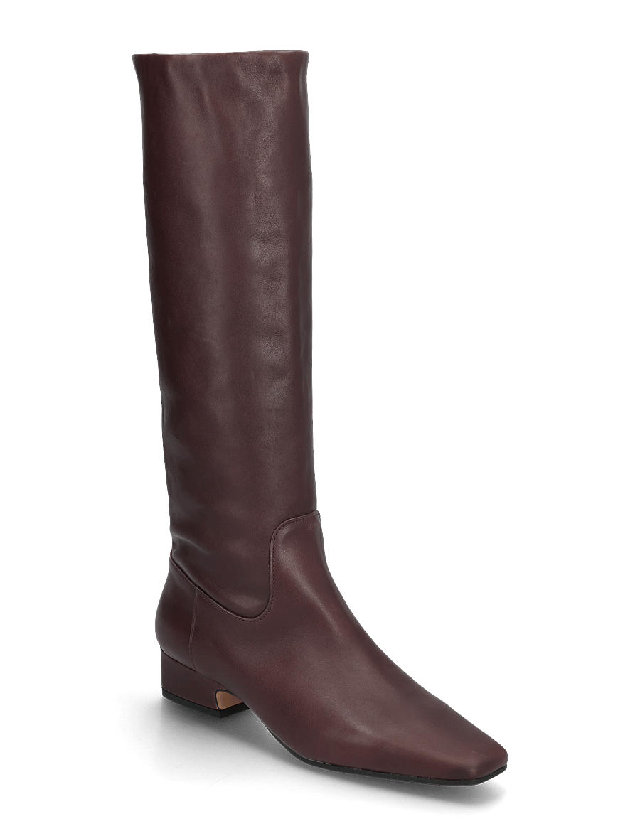 Steve Madden - Gwyneth - kniehohe stiefel - brown / red leather - 0