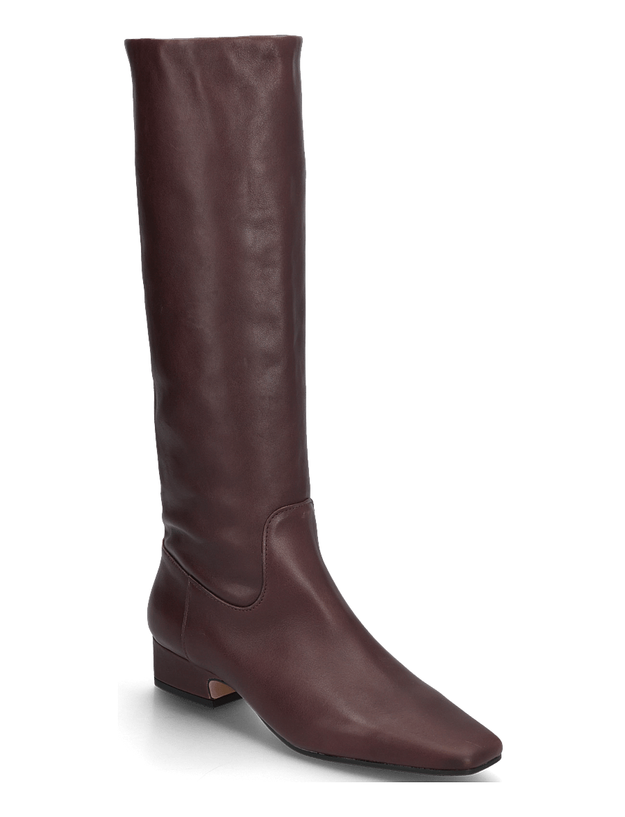 Steve Madden - Gwyneth - kniehohe stiefel - brown / red leather - 0