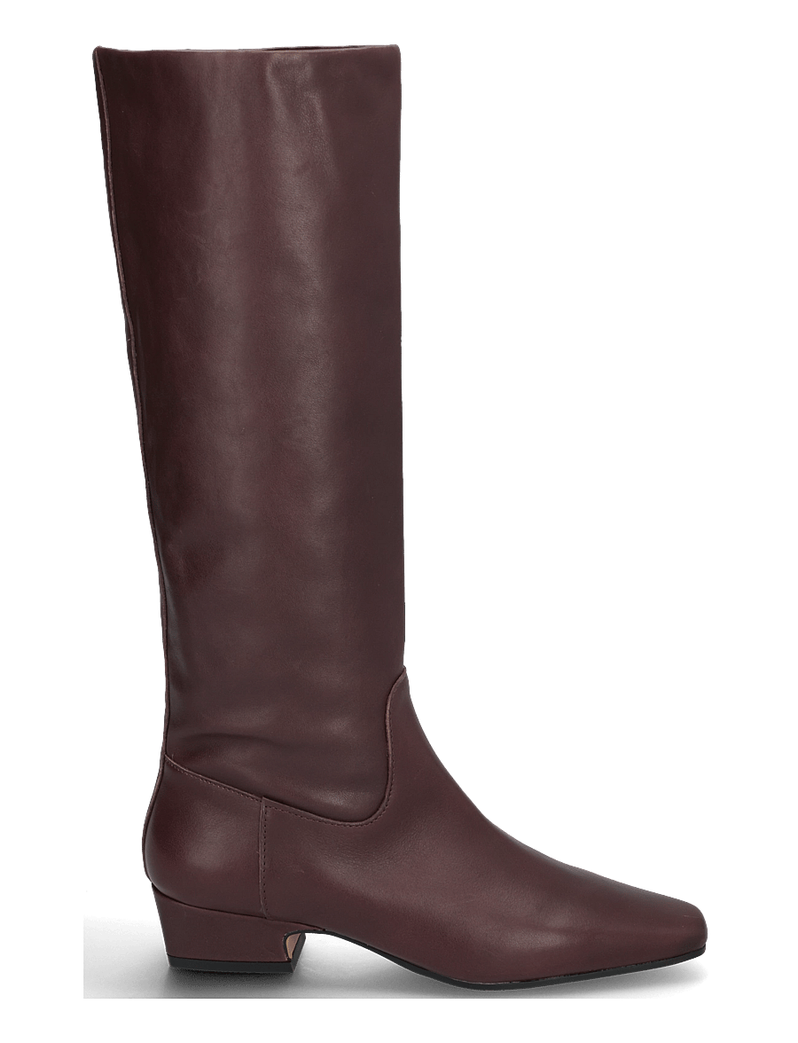 Steve Madden - Gwyneth - kniehohe stiefel - brown / red leather - 2