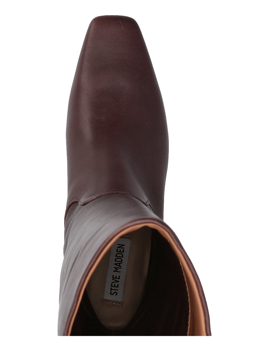 Steve Madden - Gwyneth - kniehohe stiefel - brown / red leather - 3
