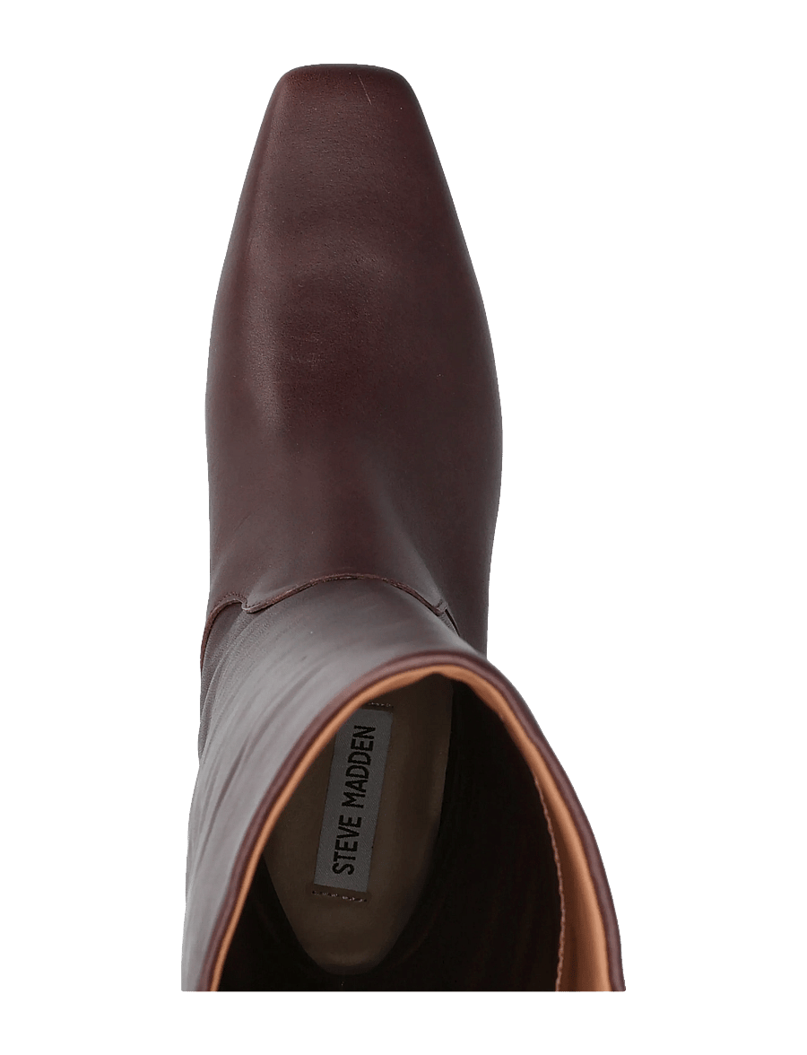 Steve Madden - Gwyneth - kniehohe stiefel - brown / red leather - 3