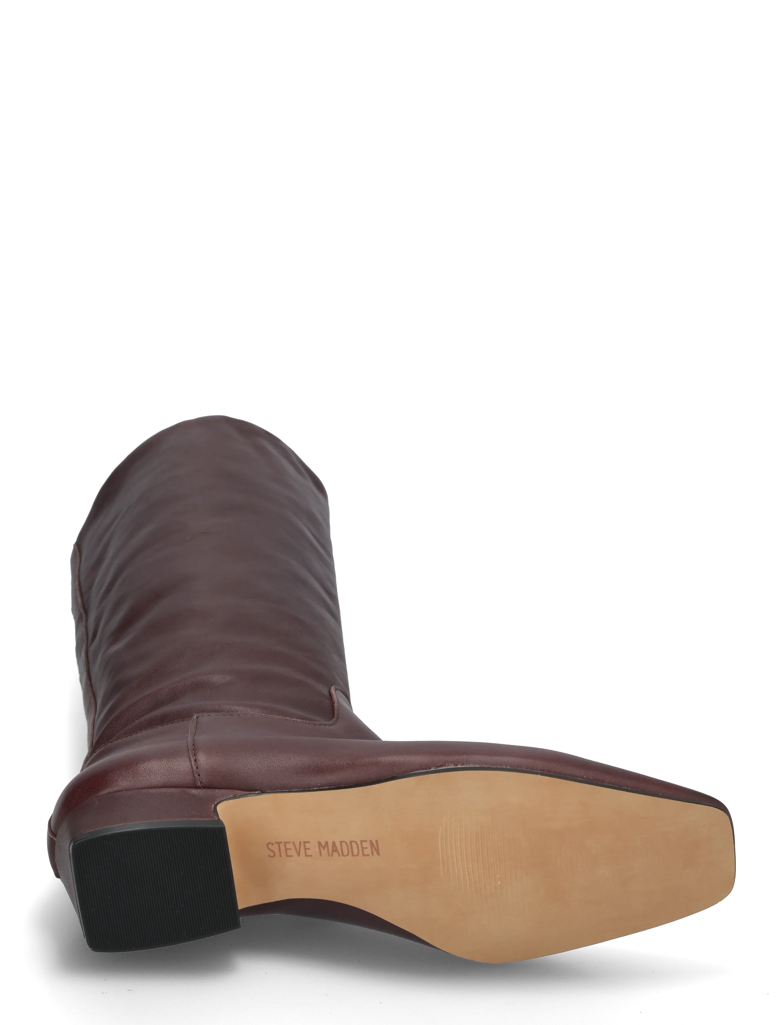 Steve Madden - Gwyneth - kniehohe stiefel - brown / red leather - 4