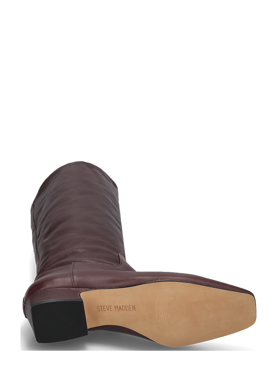 Steve Madden - Gwyneth - kniehohe stiefel - brown / red leather - 4