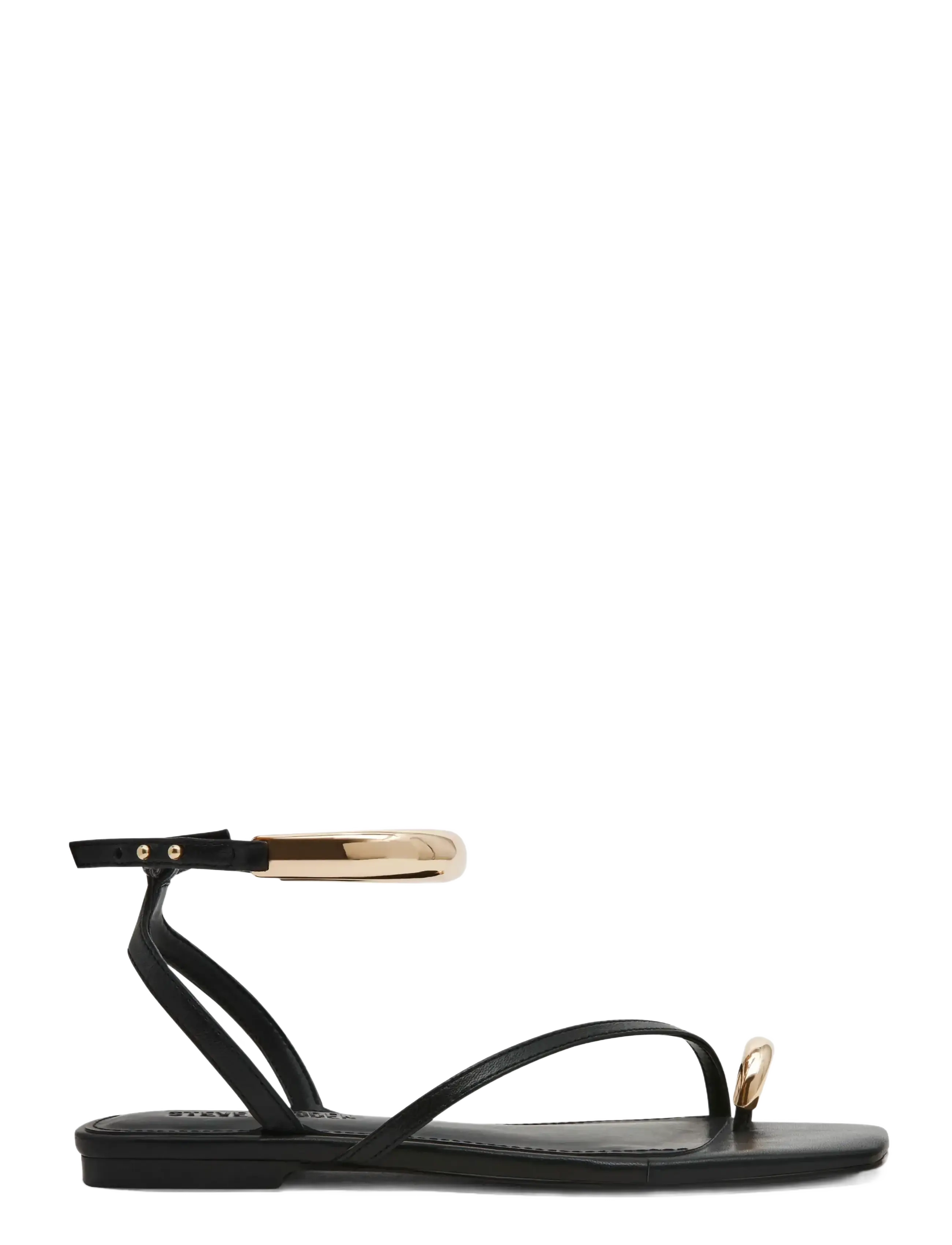 Steve Madden - Odyssey - sandały gladiatorki - black leather - 1