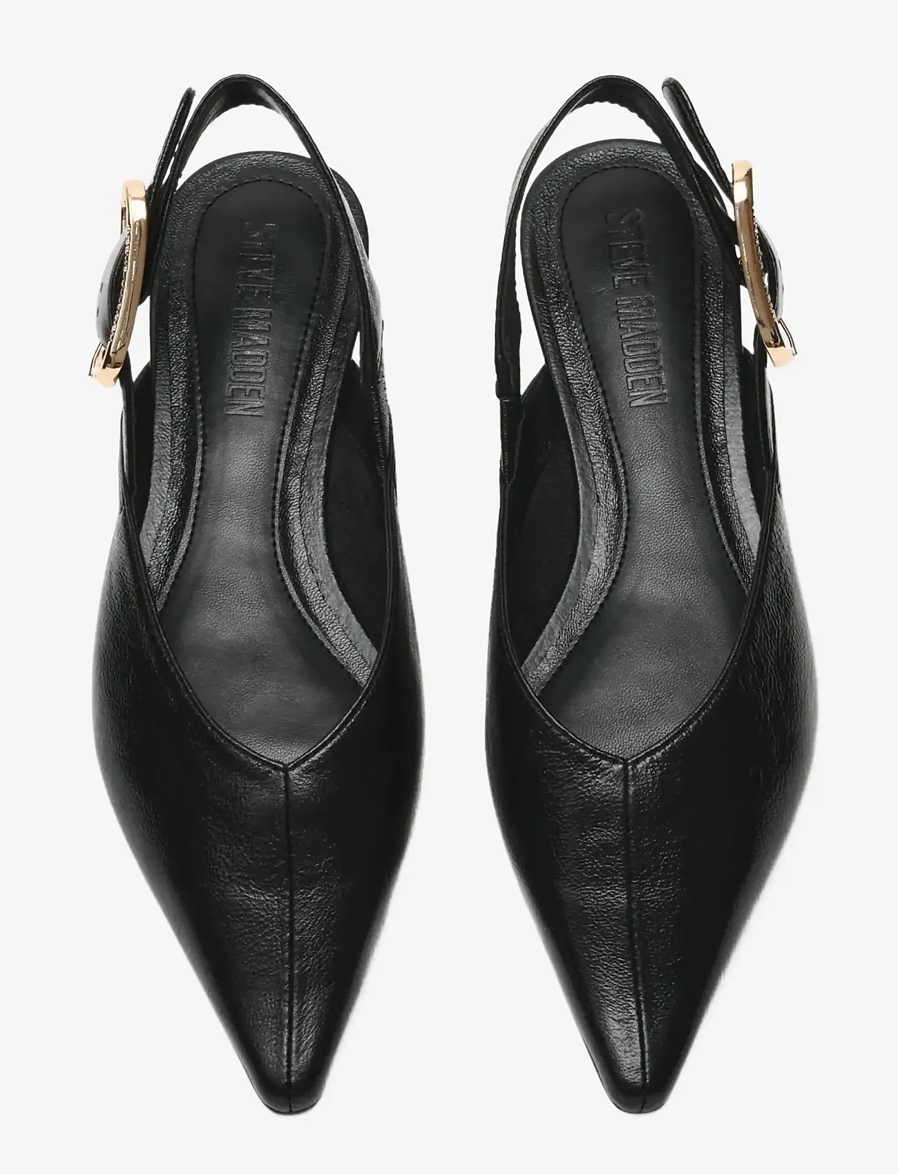 Steve Madden - Sianna - madalad slingback-kingad - black leat - 3