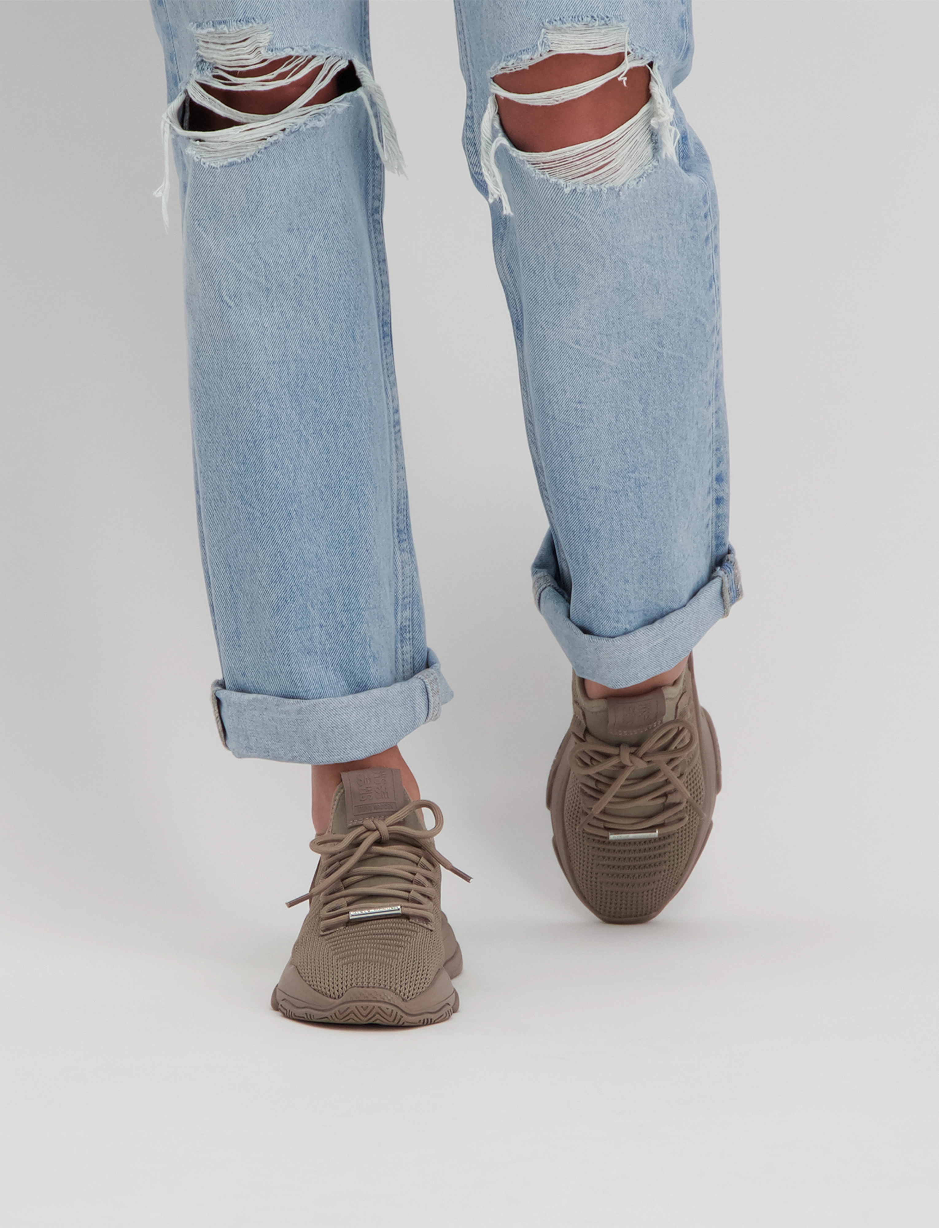 Steve Madden Mac-E, 37, Beige, Sneakers > Sneakers Med Høj Top, Dame