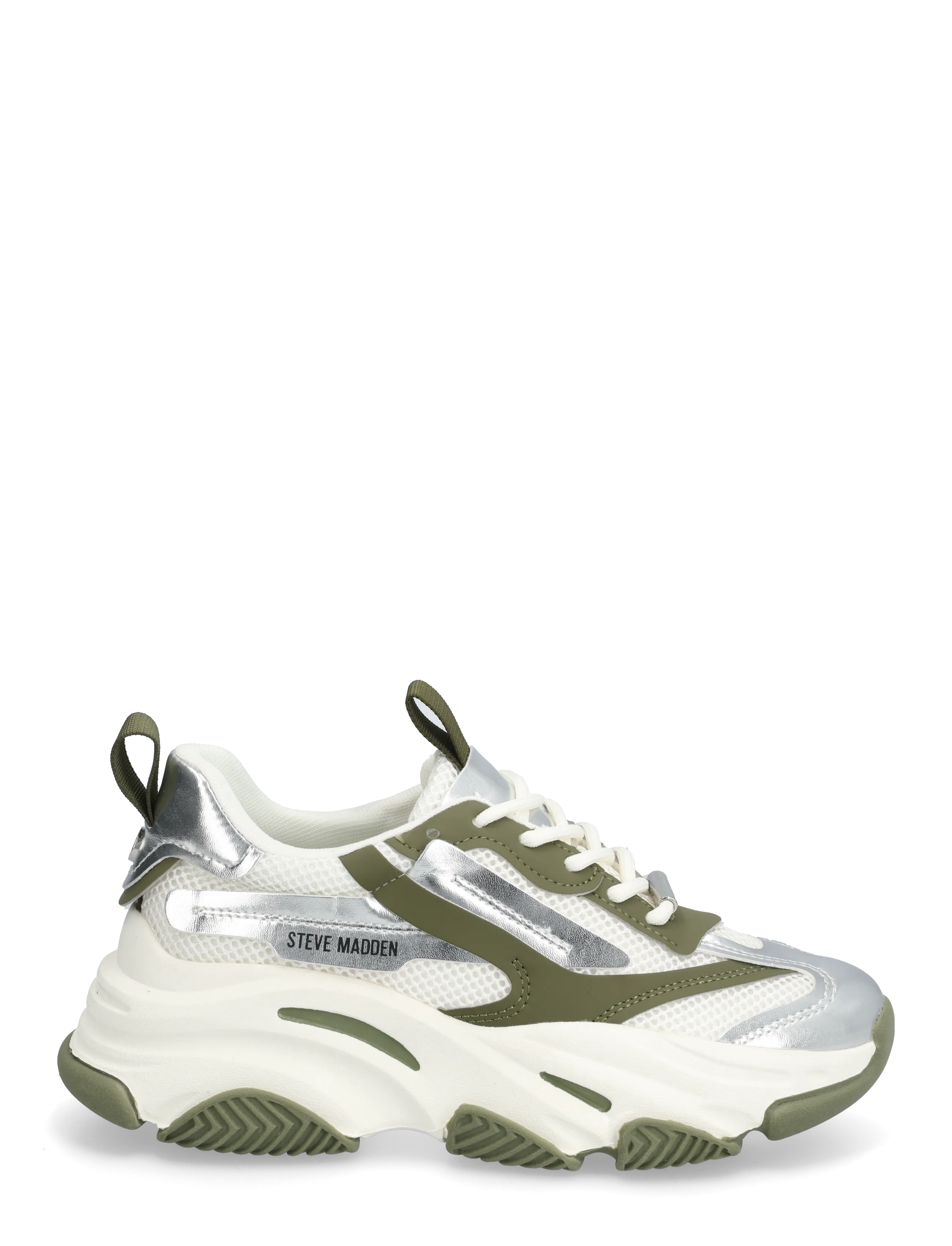 Steve Madden - Possession-E - chunky sneakers - olive / silver - 1