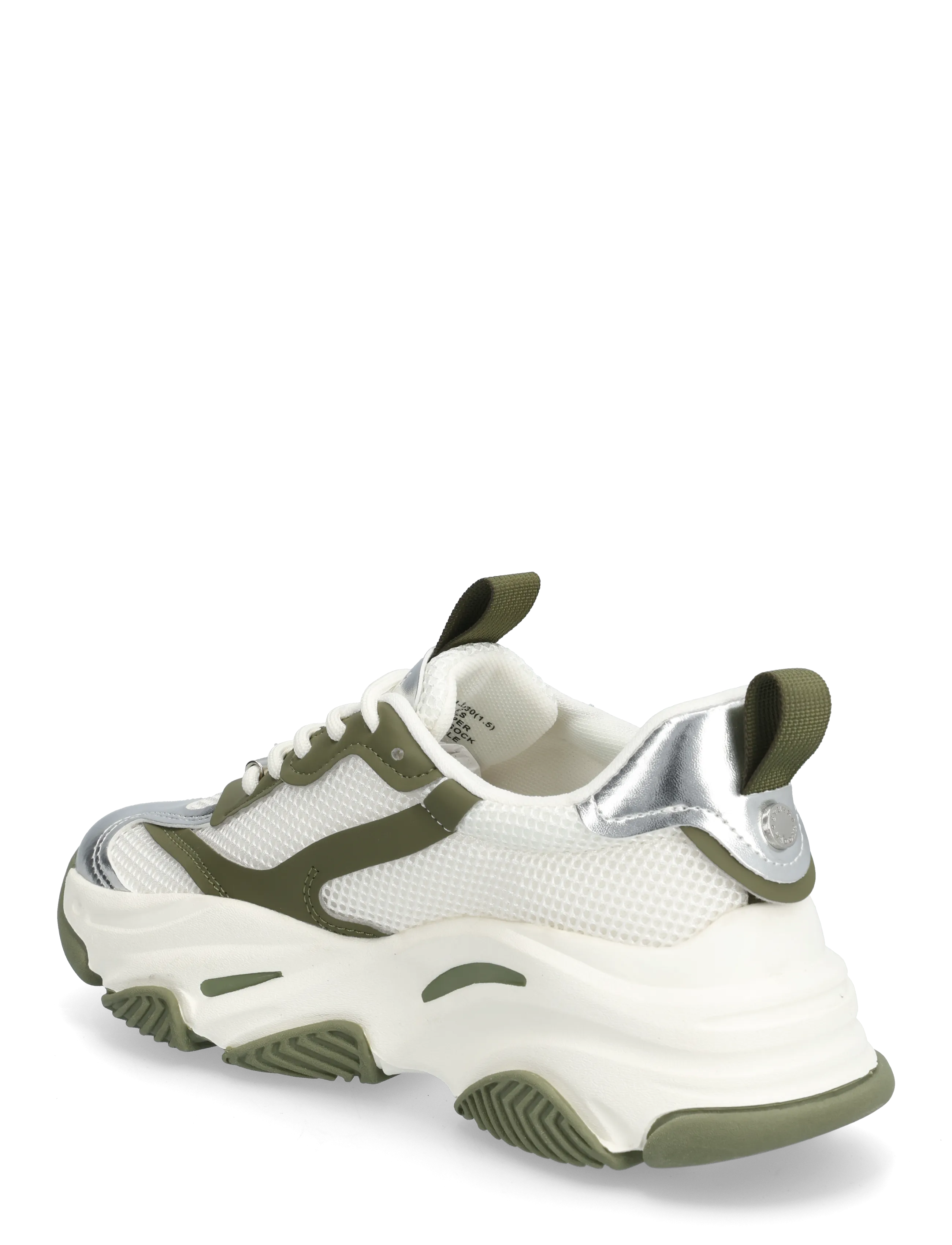 Steve Madden - Possession-E - chunky sneakers - olive / silver - 2