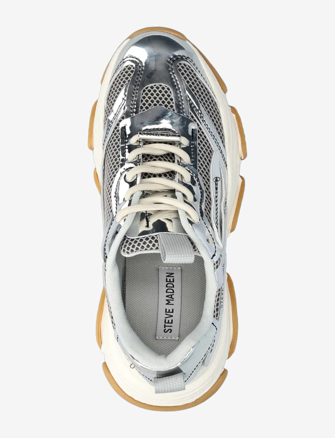Steve Madden - Possession-E - chunky sneakers - silver/black - 3