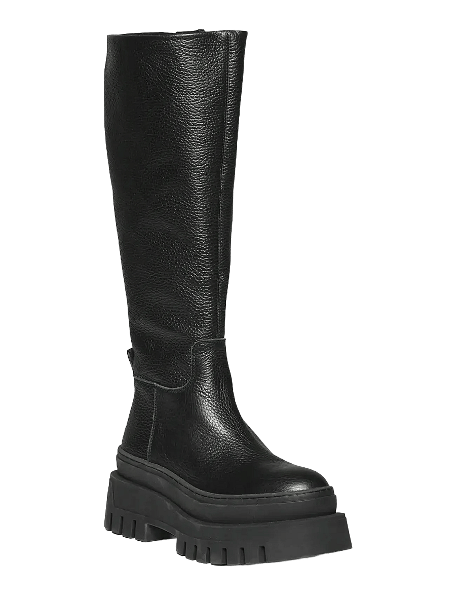 Steve Madden - Chipp - knähöga stövlar - black/black - 0