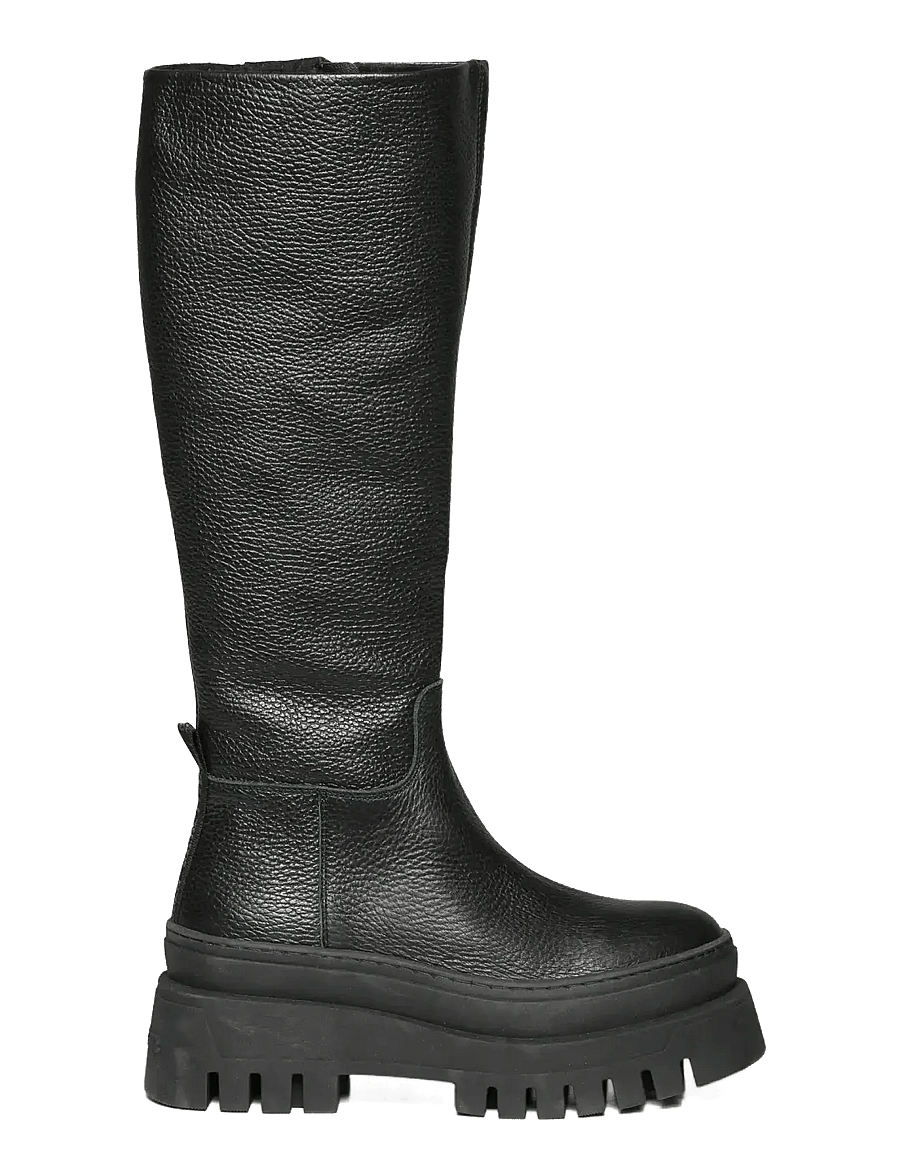 Steve Madden - Chipp - knähöga stövlar - black/black - 1