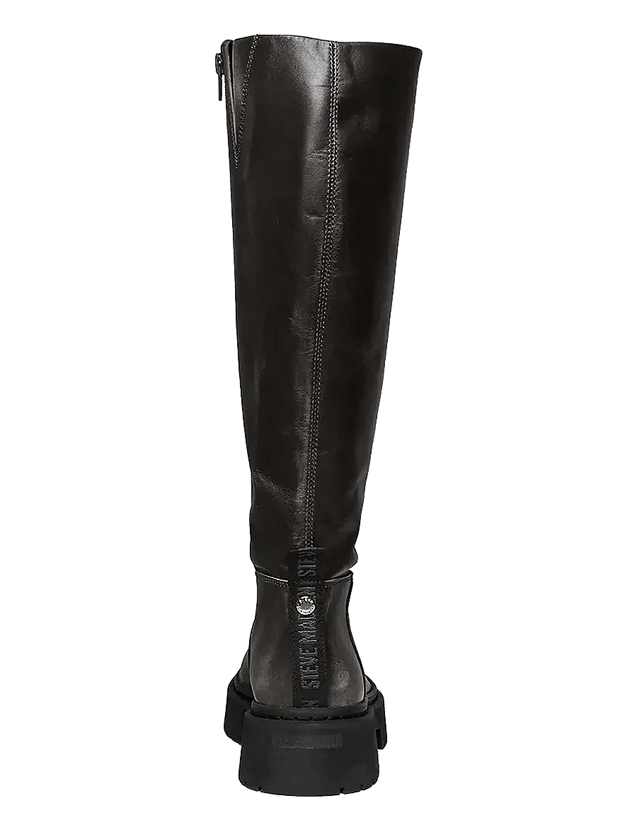 Steve Madden - Chipp - knähöga stövlar - black/black - 3