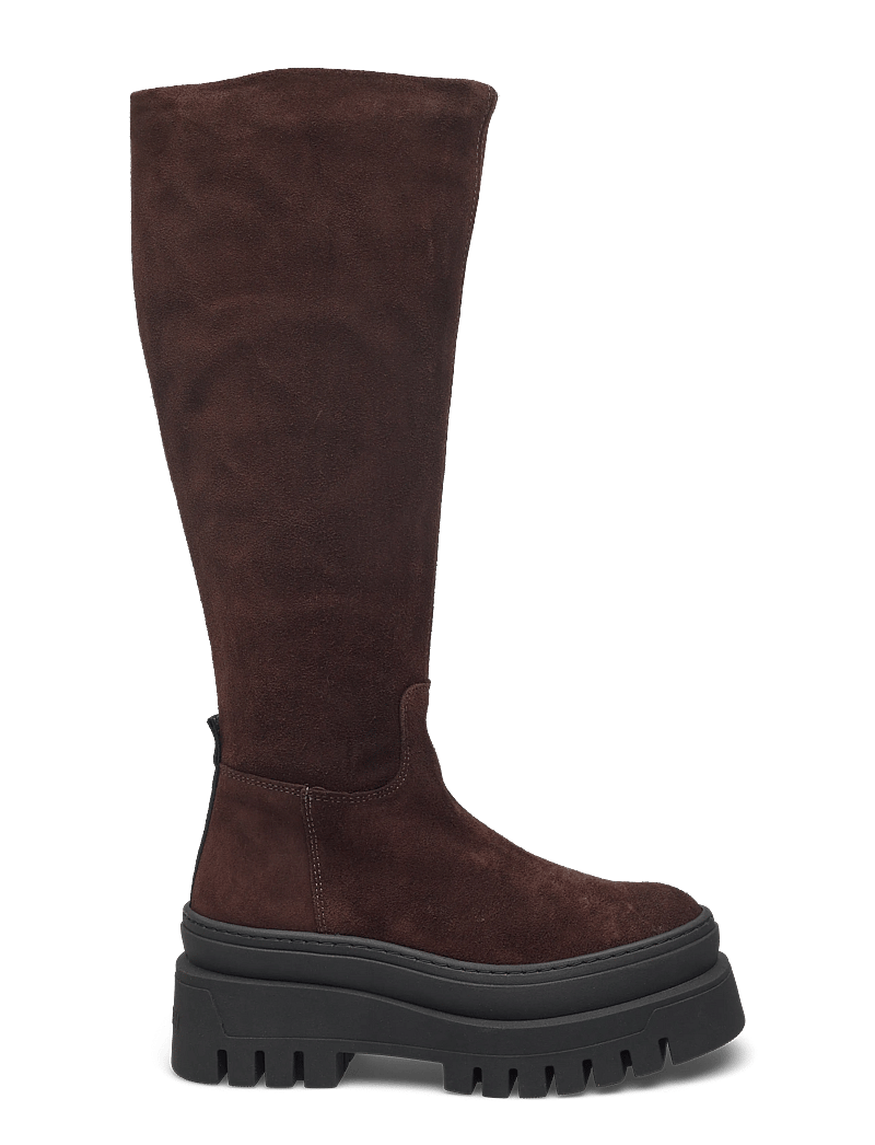 Steve Madden - Chipp - pika säärega saapad - dark brown - 1