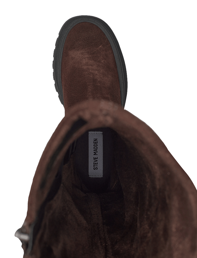 Steve Madden - Chipp - pika säärega saapad - dark brown - 3