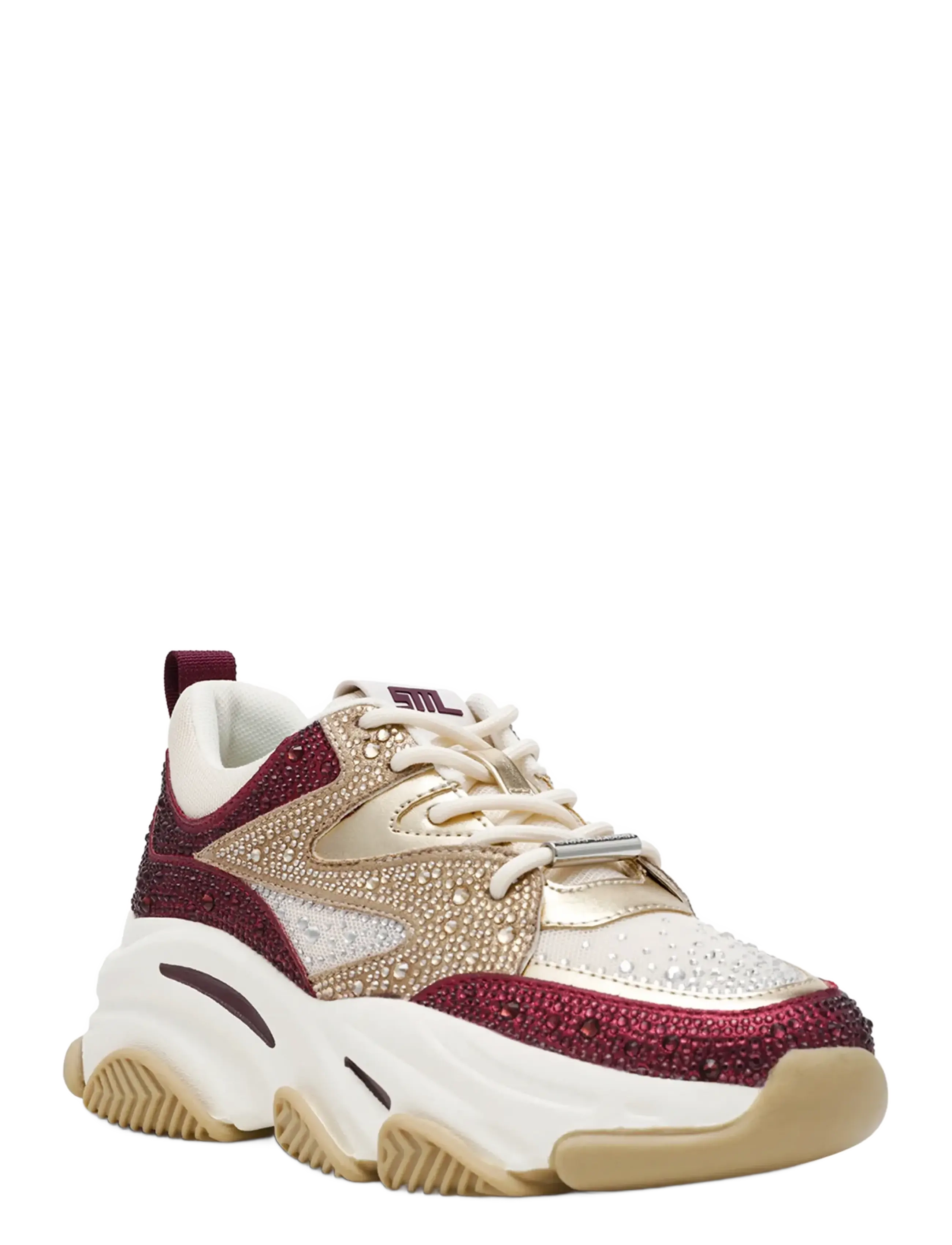 Steve Madden Privy - Sneakers - CHERRY LACQ / GOLD / red