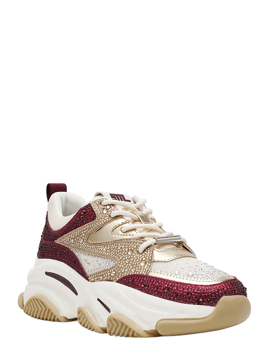 Steve Madden - Privy - chunky sneaker - cherry lacq / gold - 0