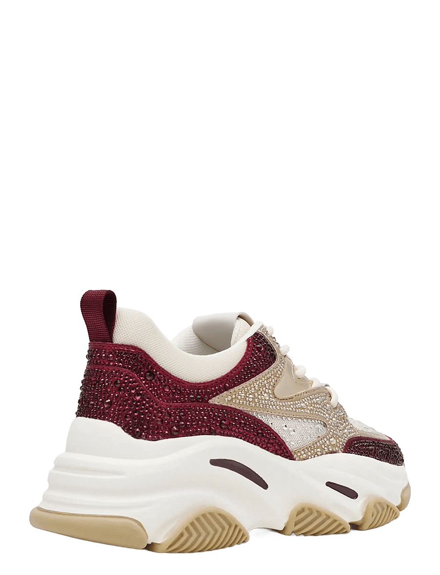 Steve Madden - Privy - chunky sneaker - cherry lacq / gold - 2