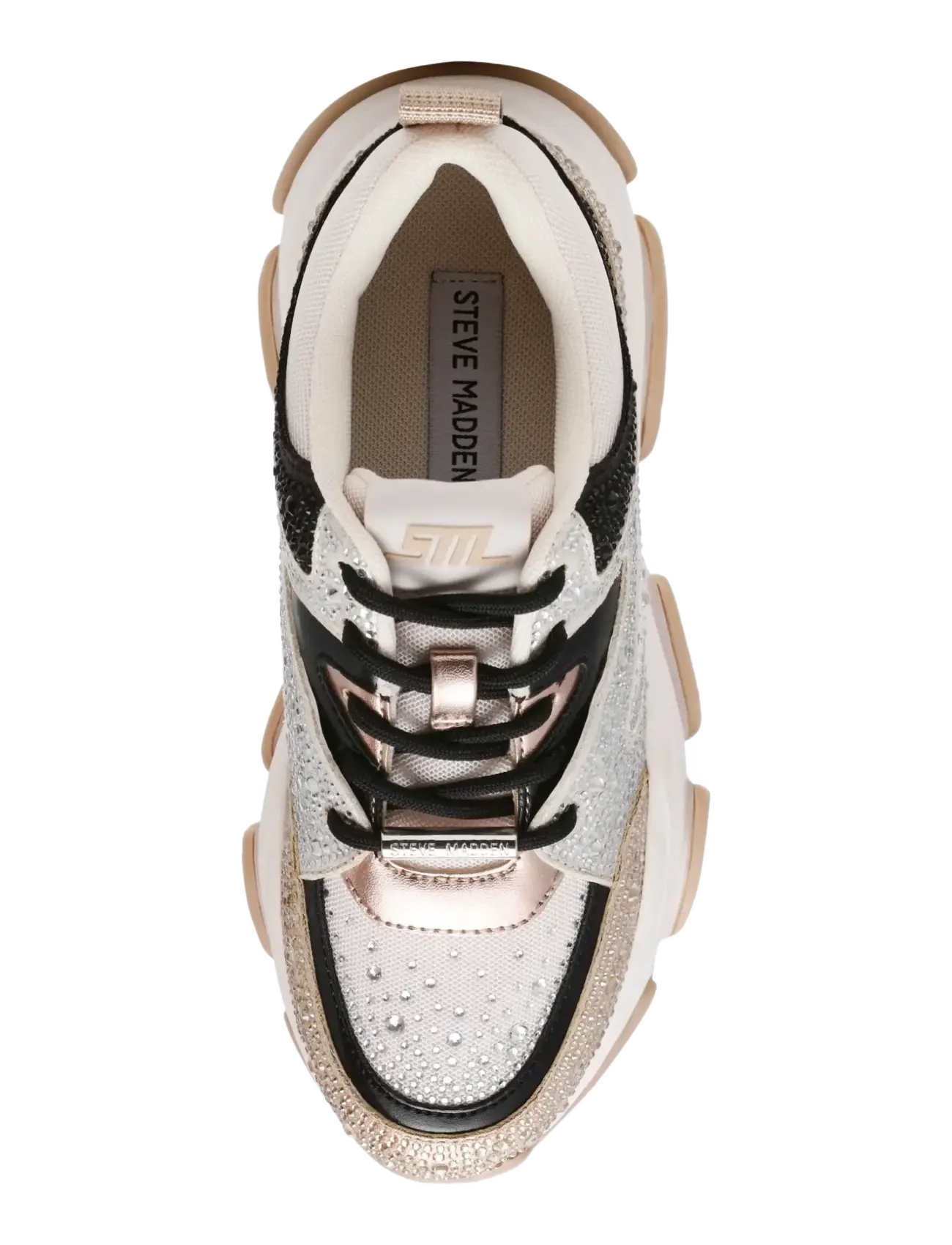 Steve Madden - Privy - chunky sneaker - irish / black silver - 5