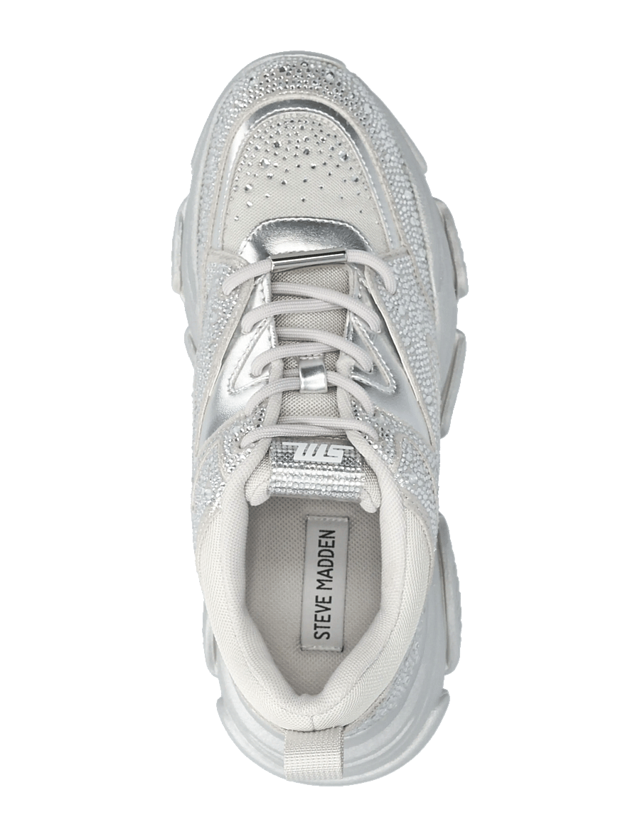 Steve Madden - Privy - chunky sneaker - silver - 3