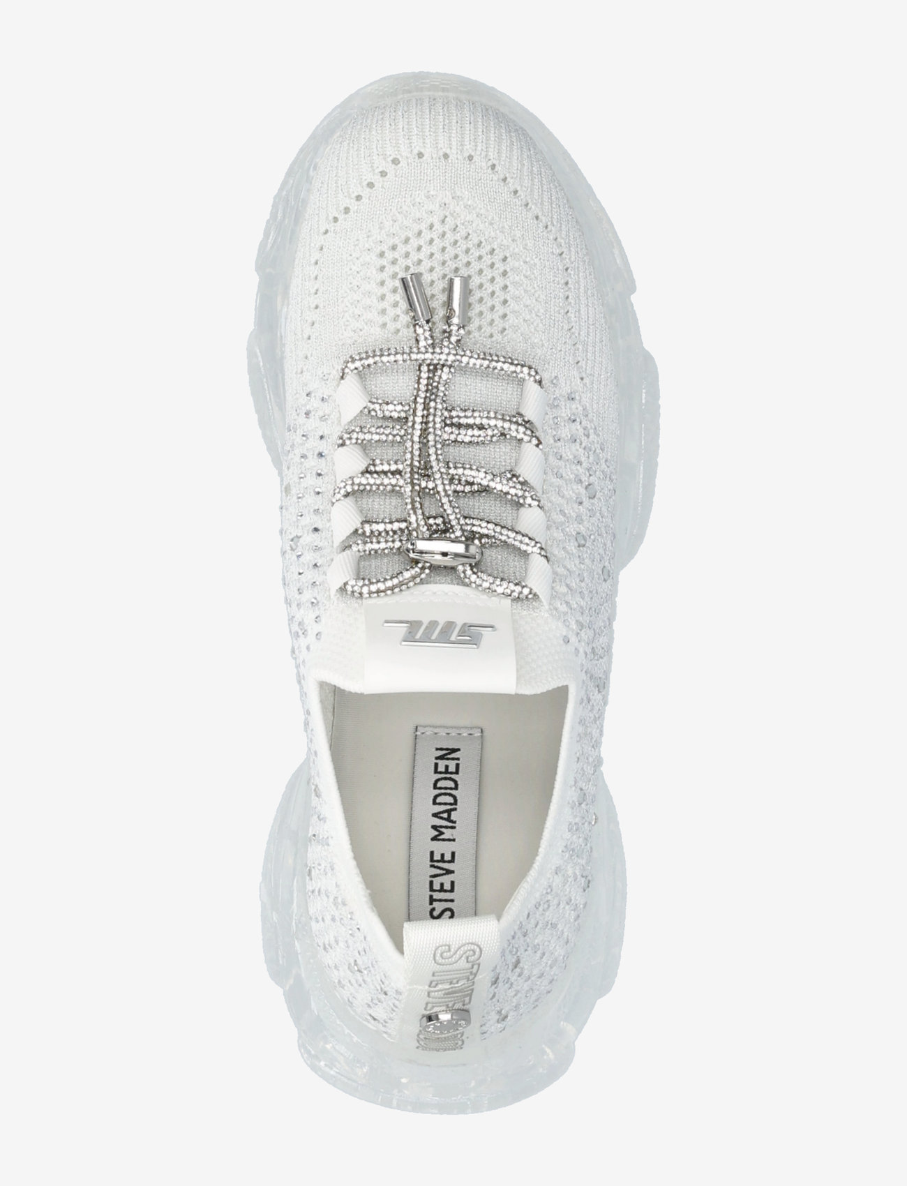 Steve Madden - Meter Sneaker - låga sneakers - white/clear - 3