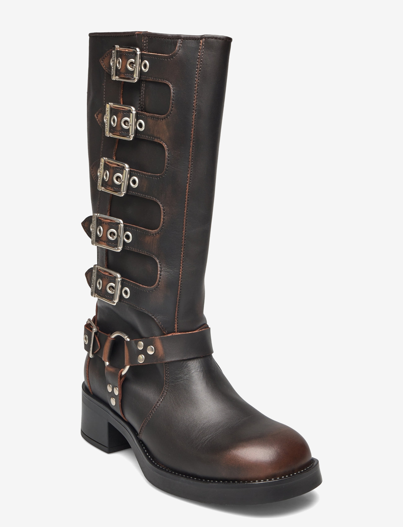 Steve Madden - Battle - langskaftede støvler - brown leather - 0