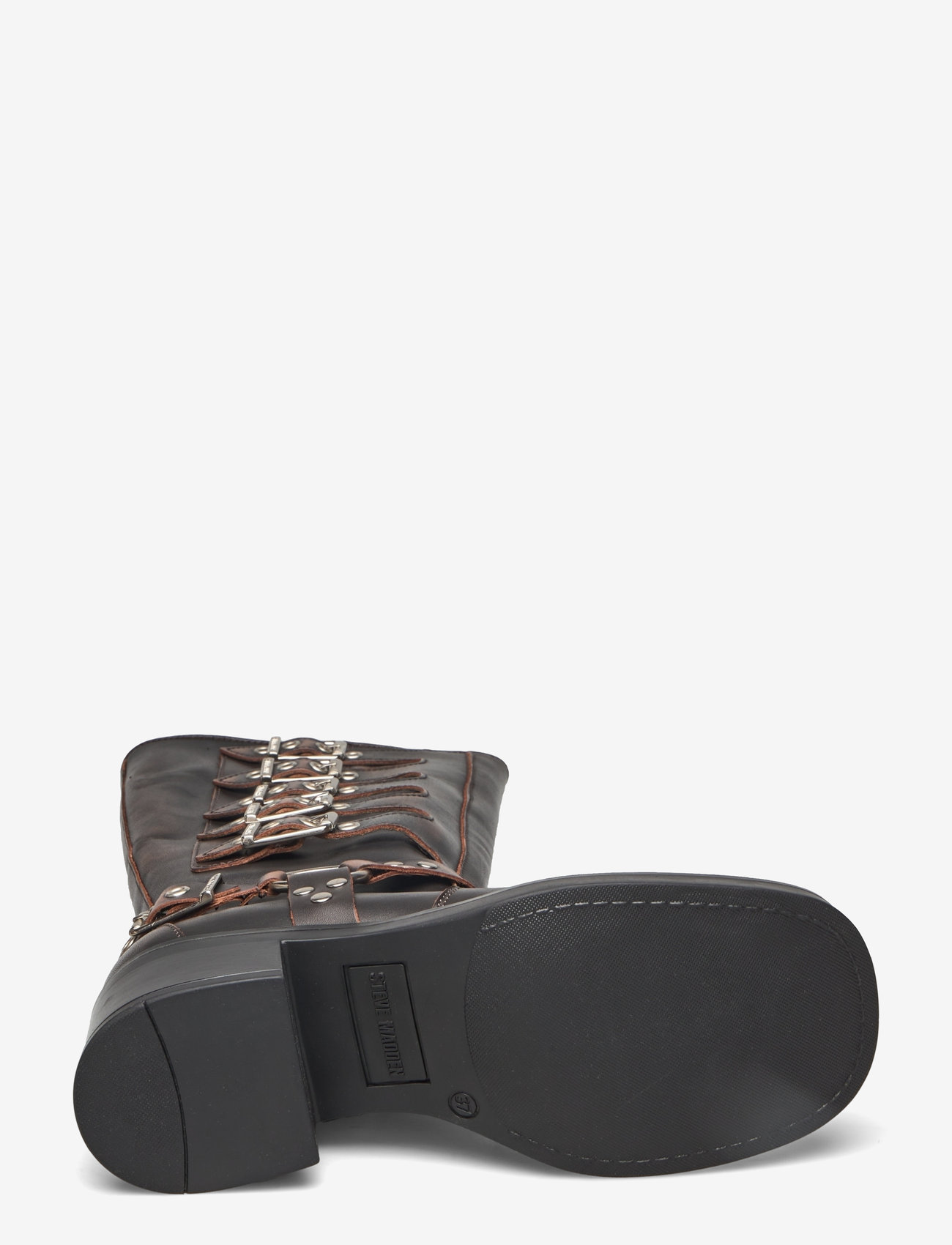 Steve Madden - Battle - langskaftede støvler - brown leather - 4