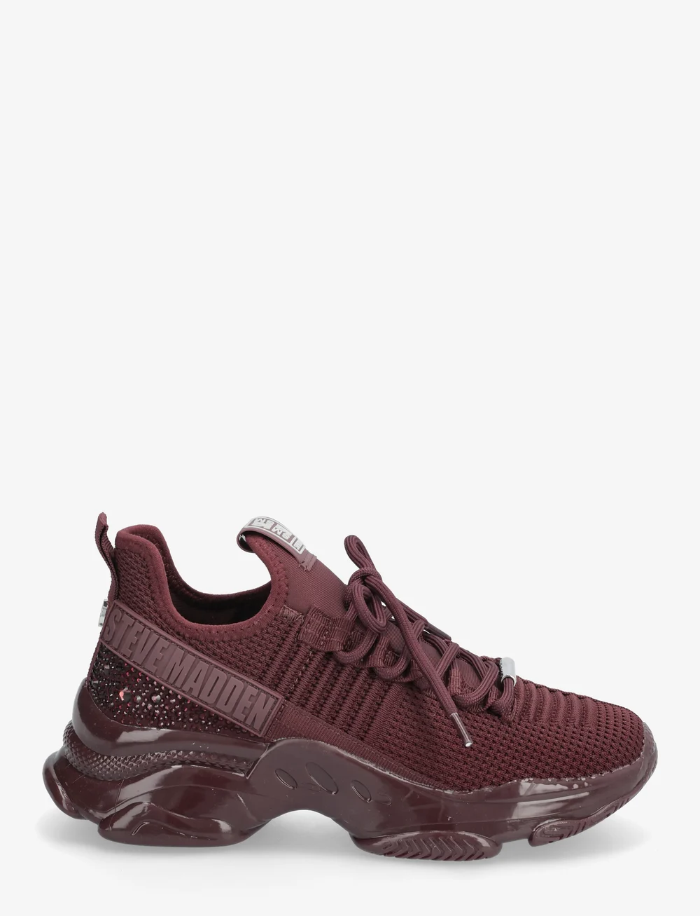 Steve Madden - Maxilla-R-E - chunky sneakers - dk cherry lacq - 1
