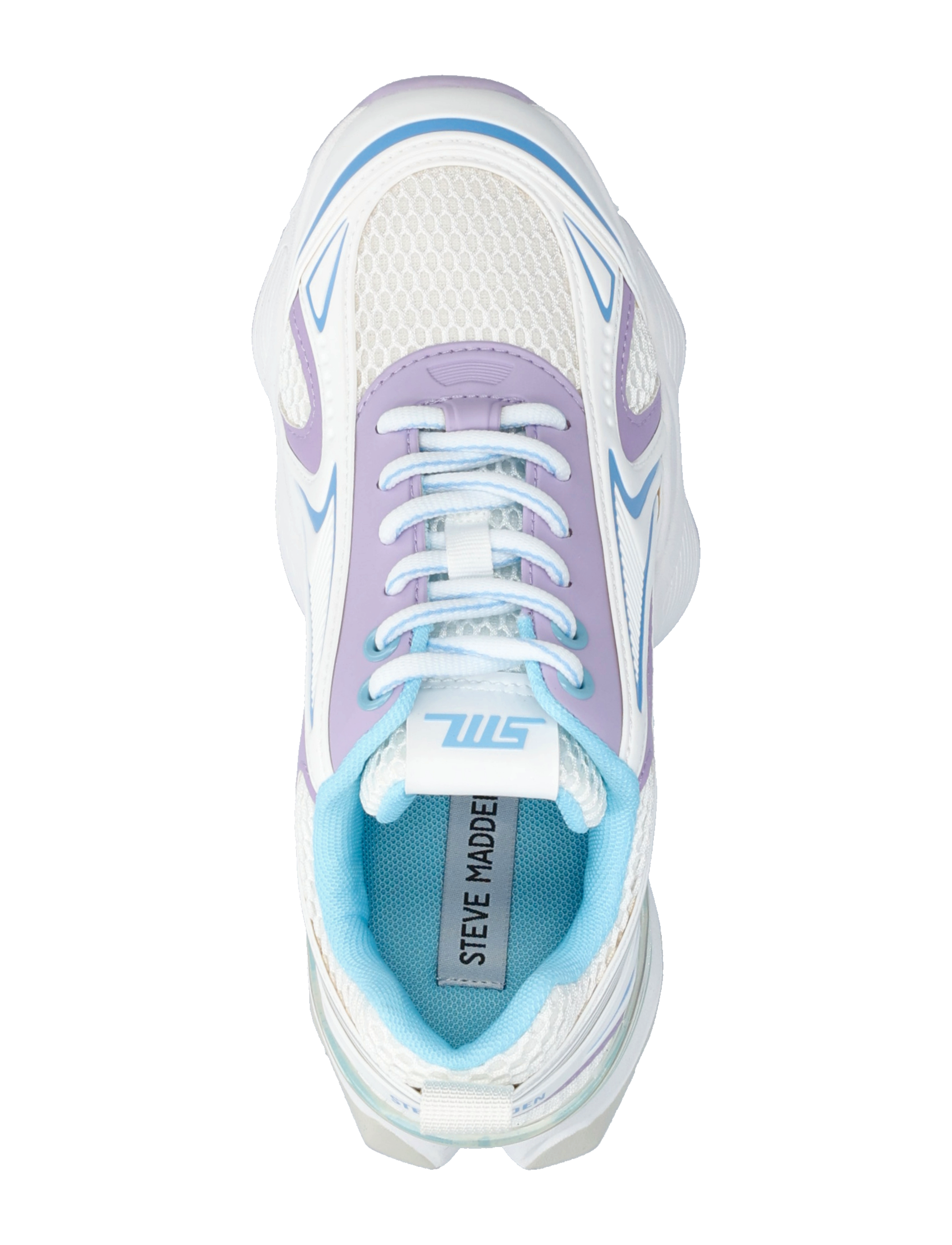 Steve Madden - Speedster-E Sneaker - chunky sneakers - white / bb lavender - 3