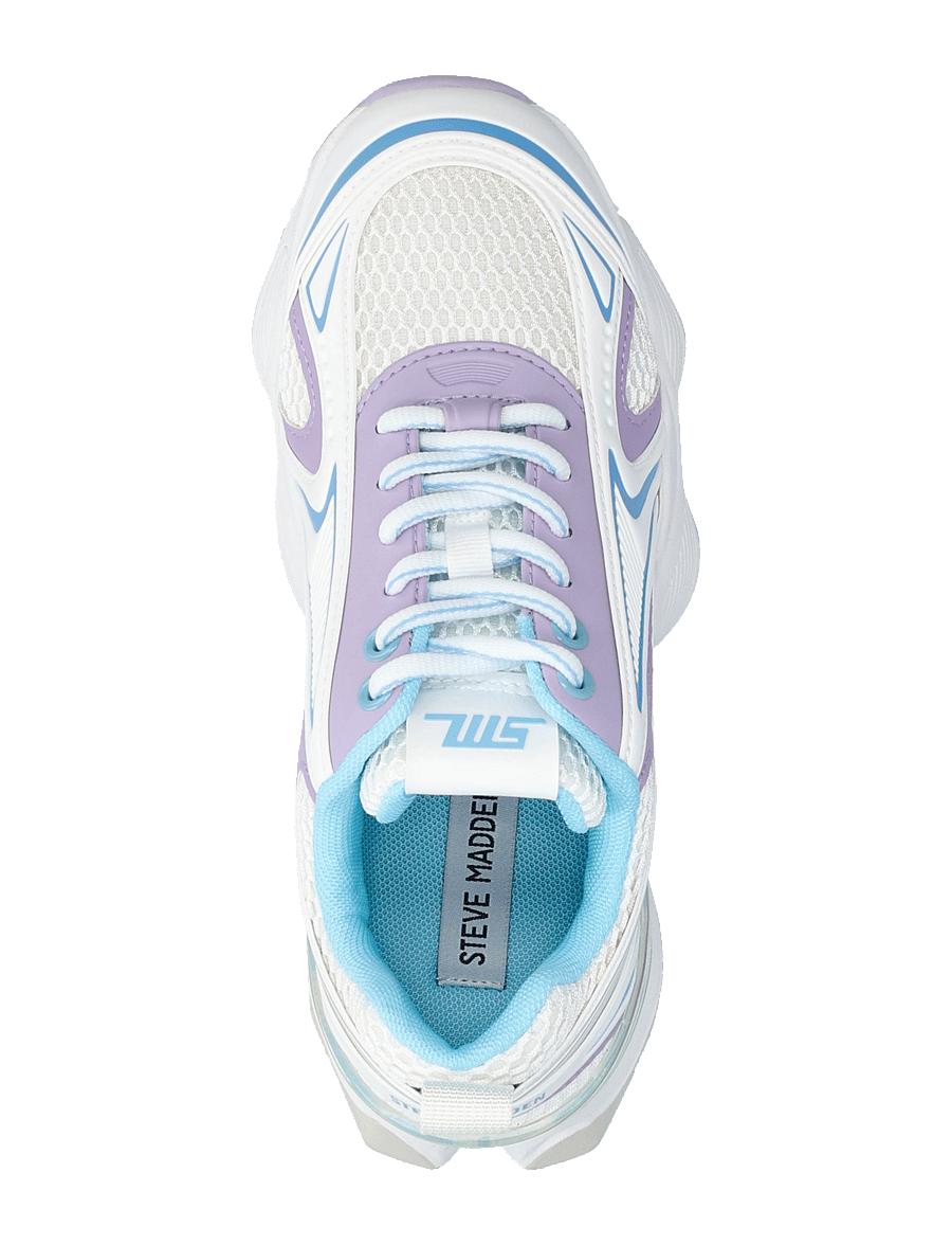 Steve Madden - Speedster-E Sneaker - chunky sneaker - white / bb lavender - 3