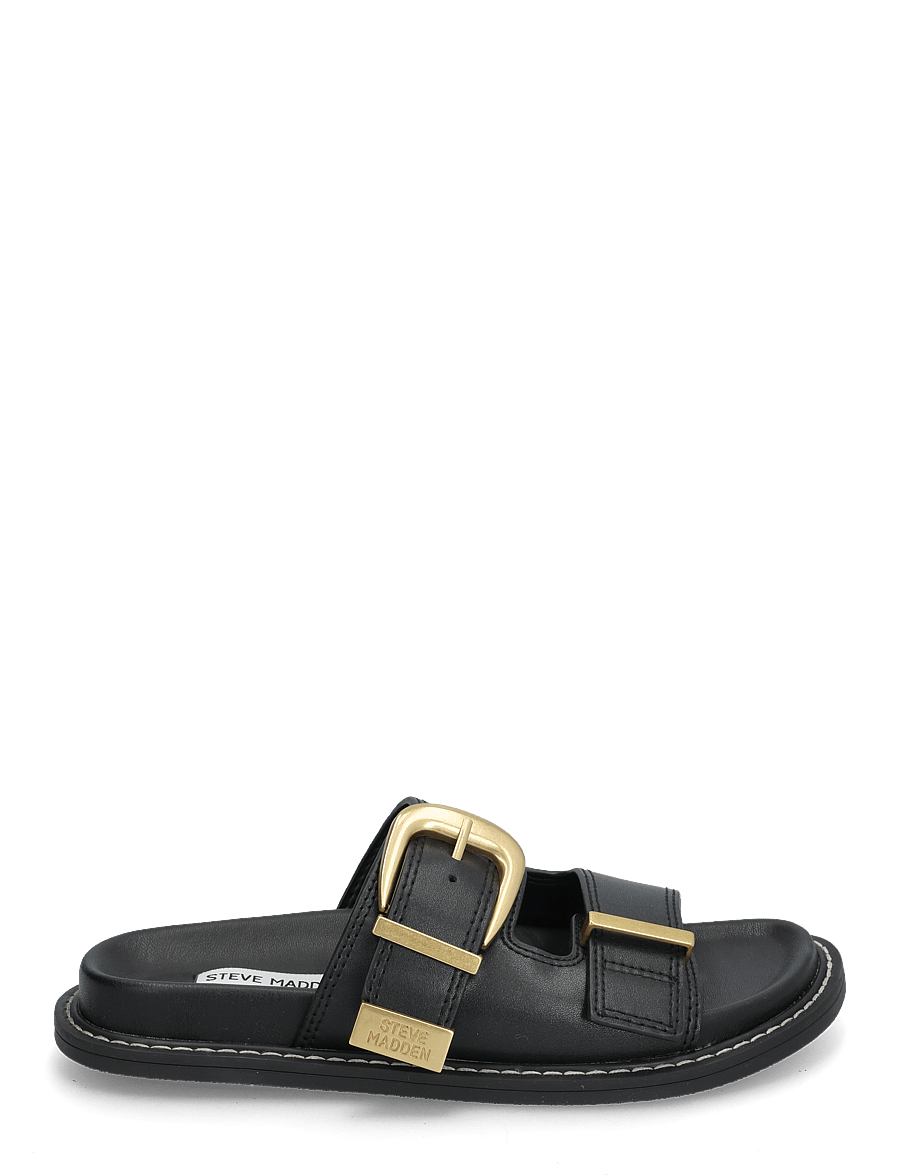 Steve Madden - Arch-E Slides - blk action leather - 1