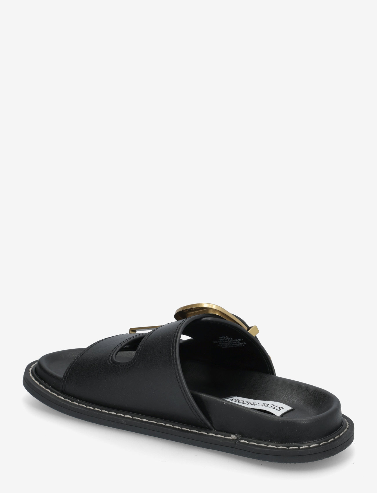Steve Madden - Arch-E Slides - flade sandaler - blk action leather - 2