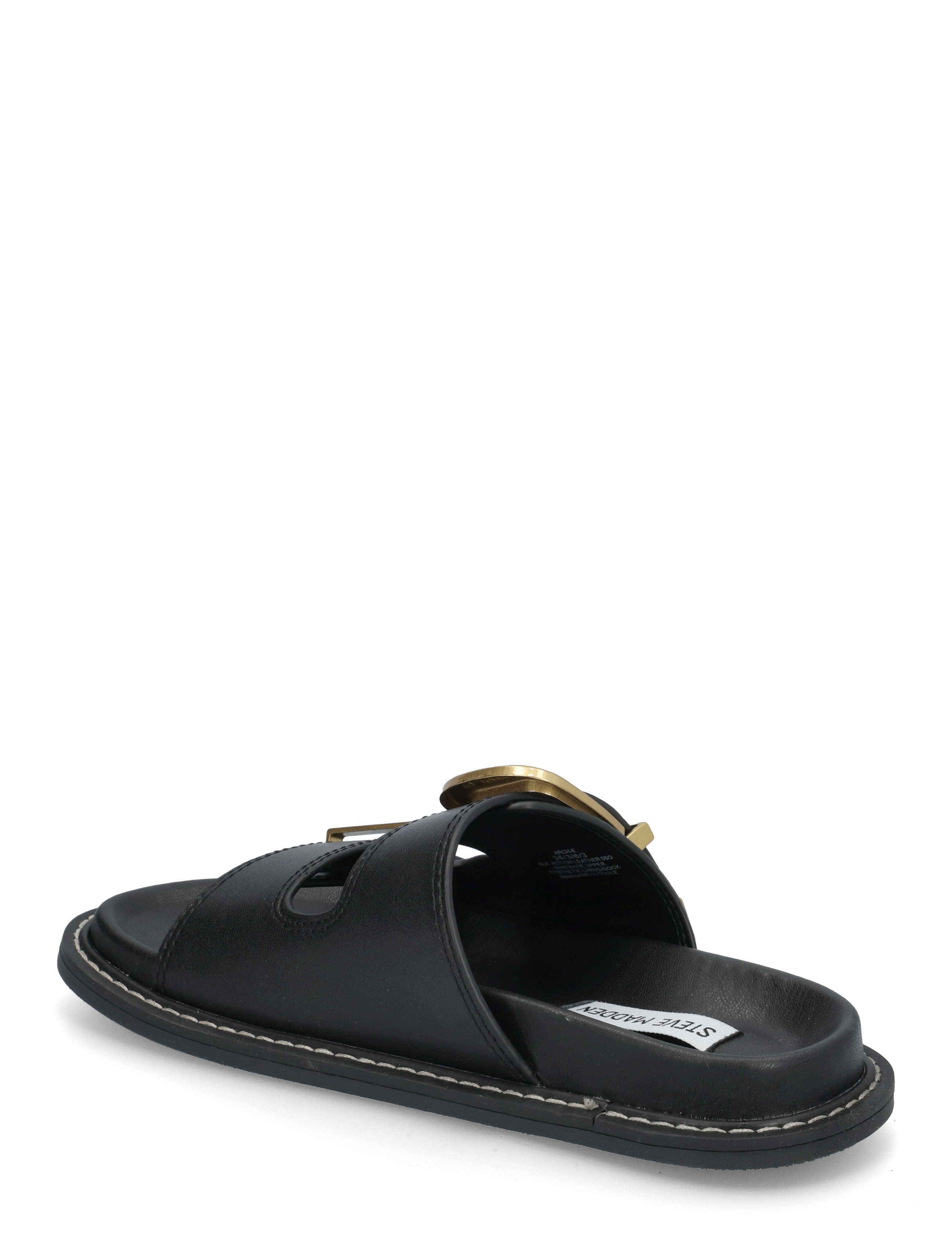 Steve Madden - Arch-E Slides - blk action leather - 2