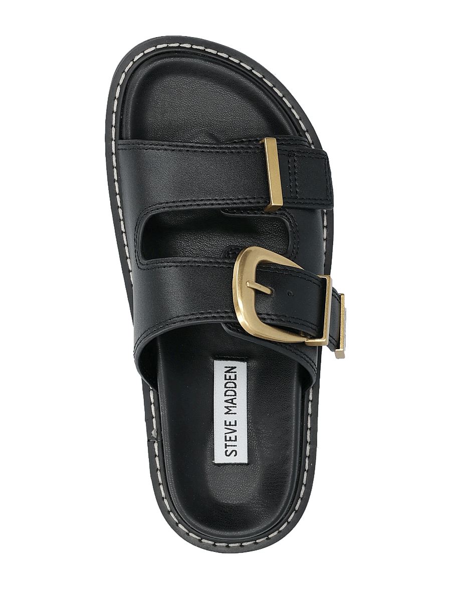 Steve Madden - Arch-E Slides - blk action leather - 3