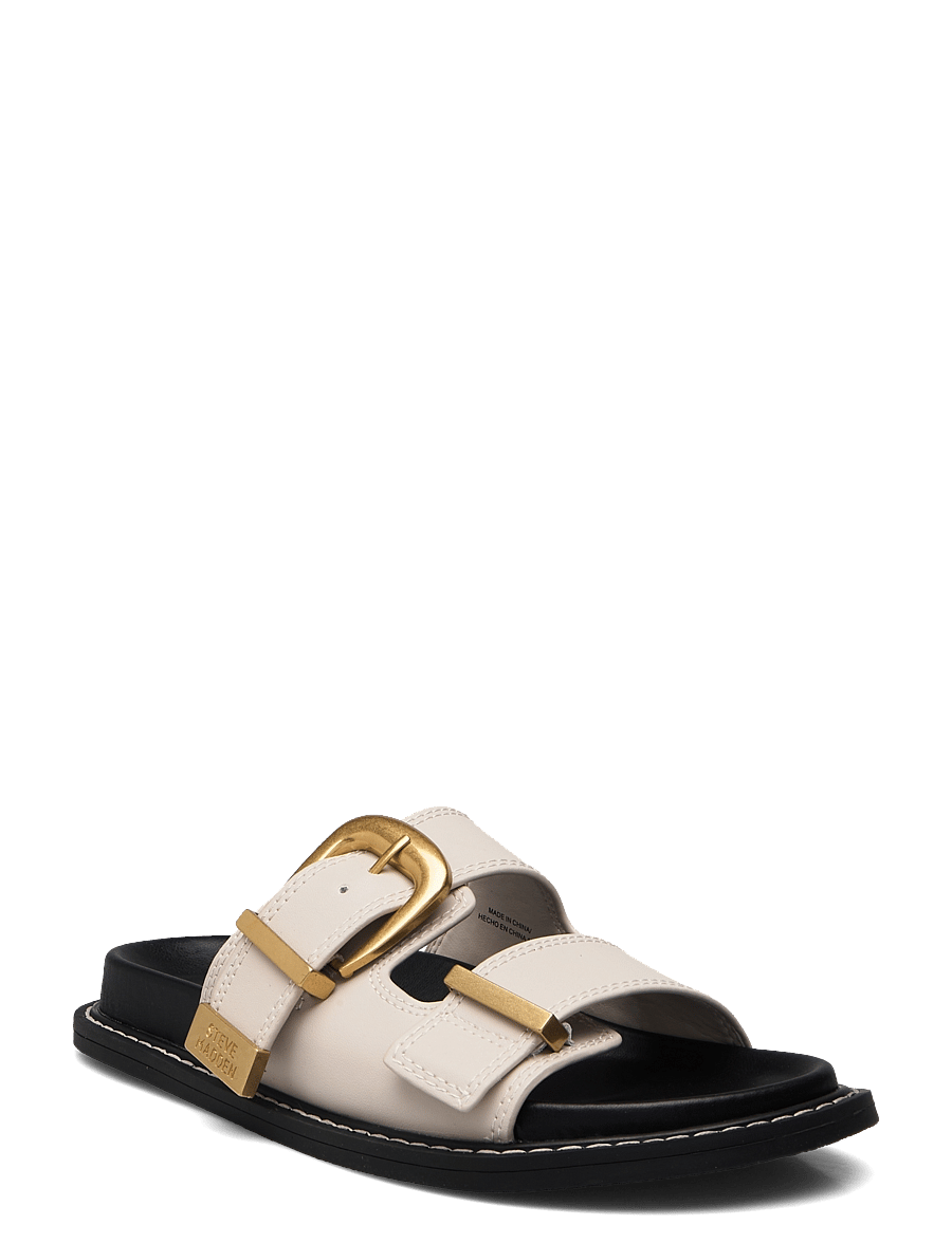 Steve Madden - Arch-E Slides - flache sandalen - bone action leather - 0