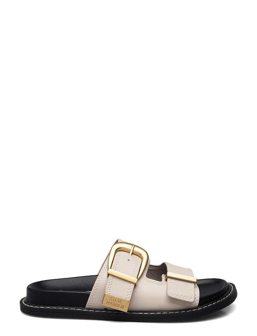 Steve Madden - Arch-E Slides - flache sandalen - bone action leather - 1