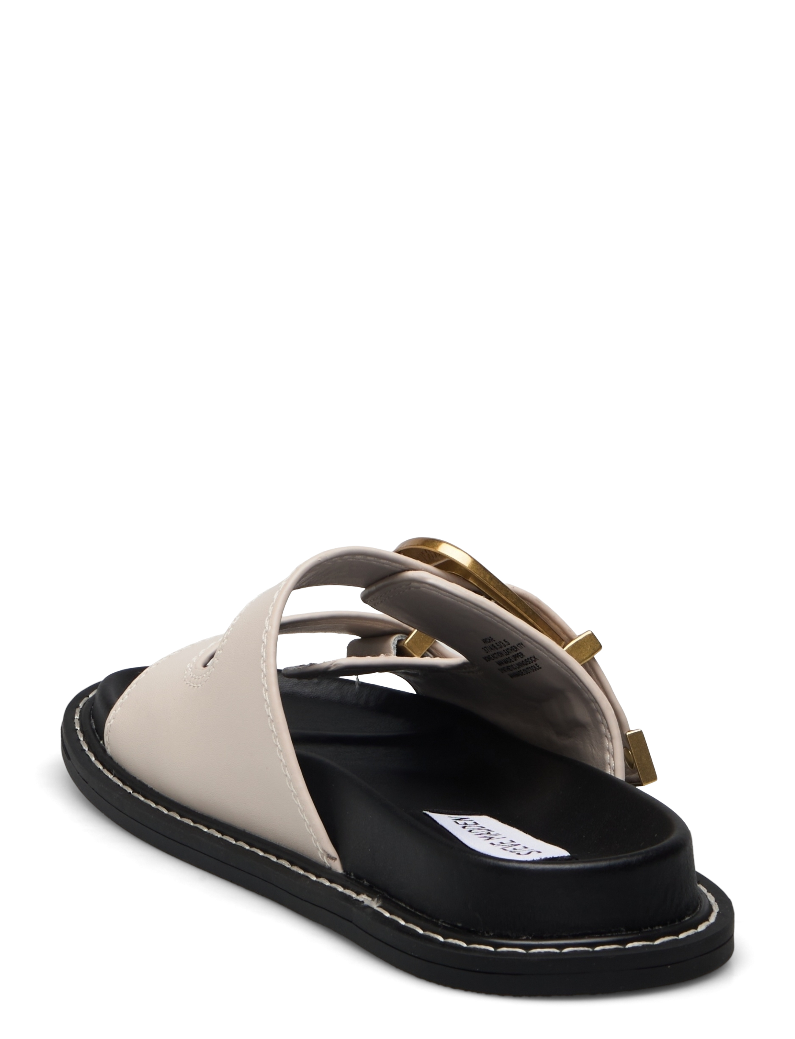Steve Madden - Arch-E Slides - flache sandalen - bone action leather - 2