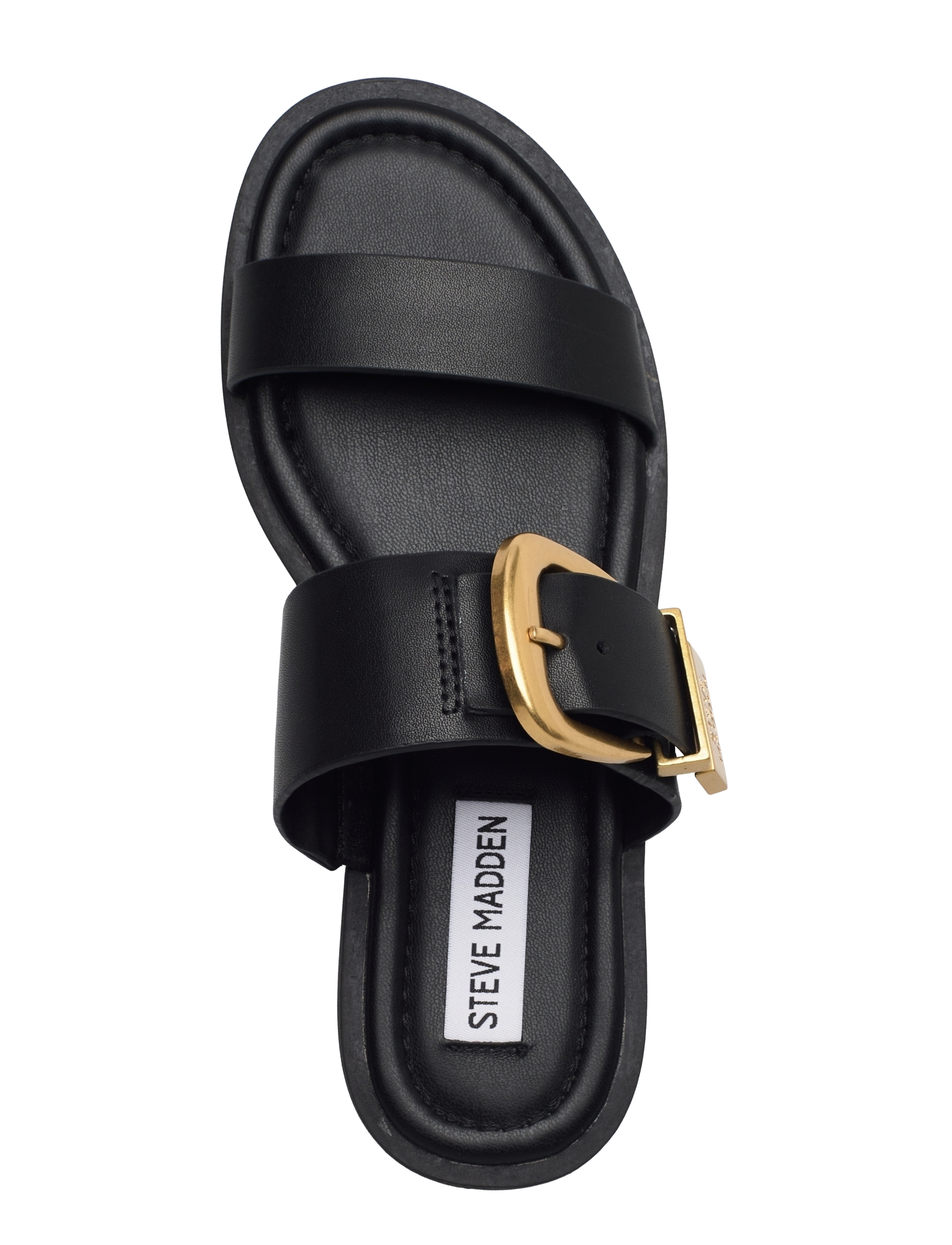 Steve Madden - Strider-E sandal - black leather - 3