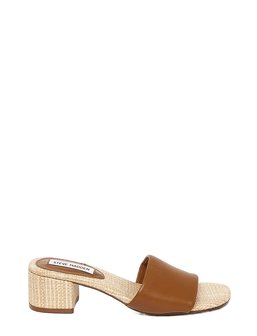 Steve Madden - Blanche - pantoletten mit absatz - tan leather - 1