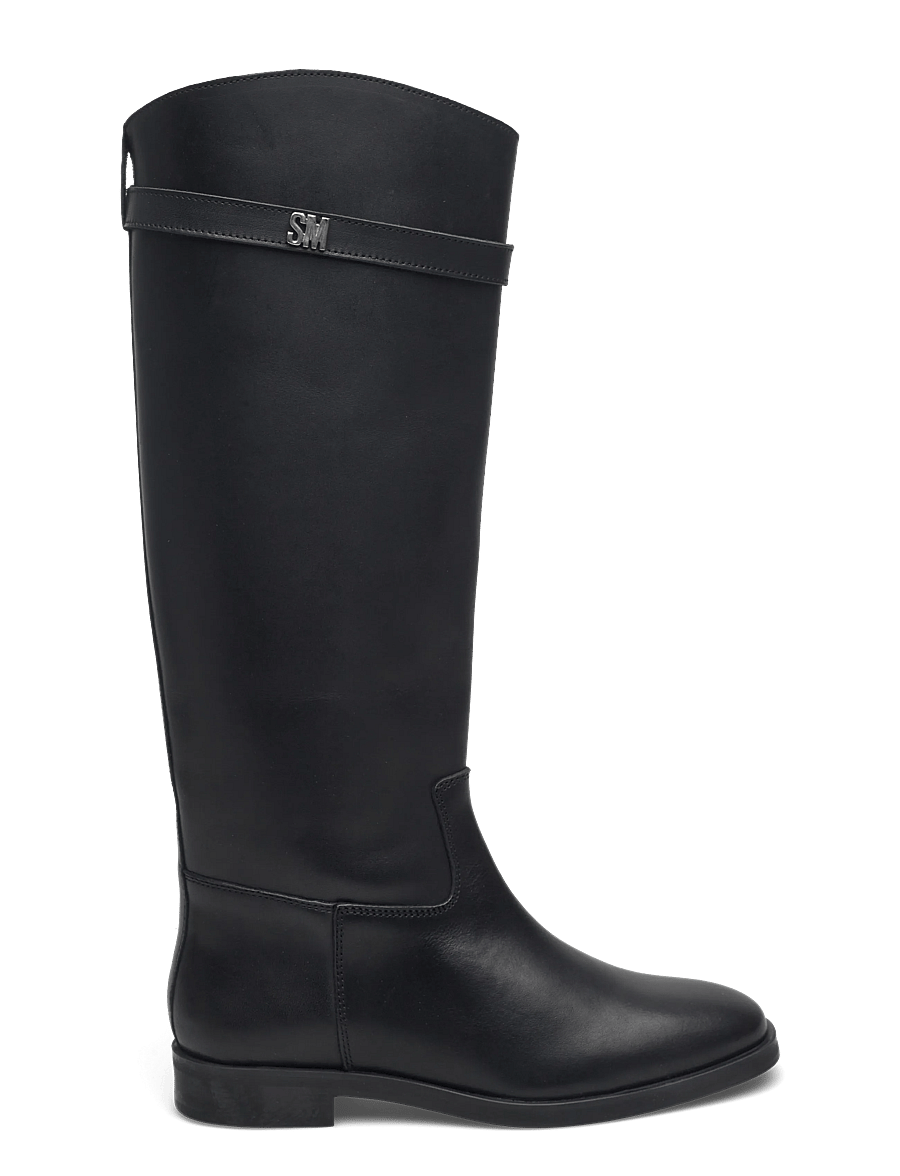 Steve Madden - Novi - knee high boots - black leather - 1