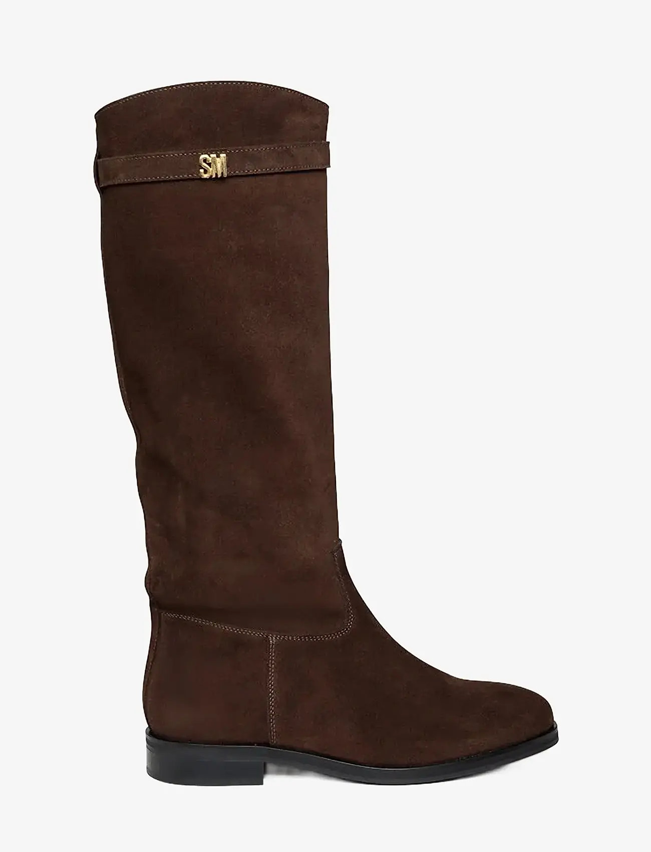 Steve Madden - Novi - knähöga stövlar - drk brn suede - 1